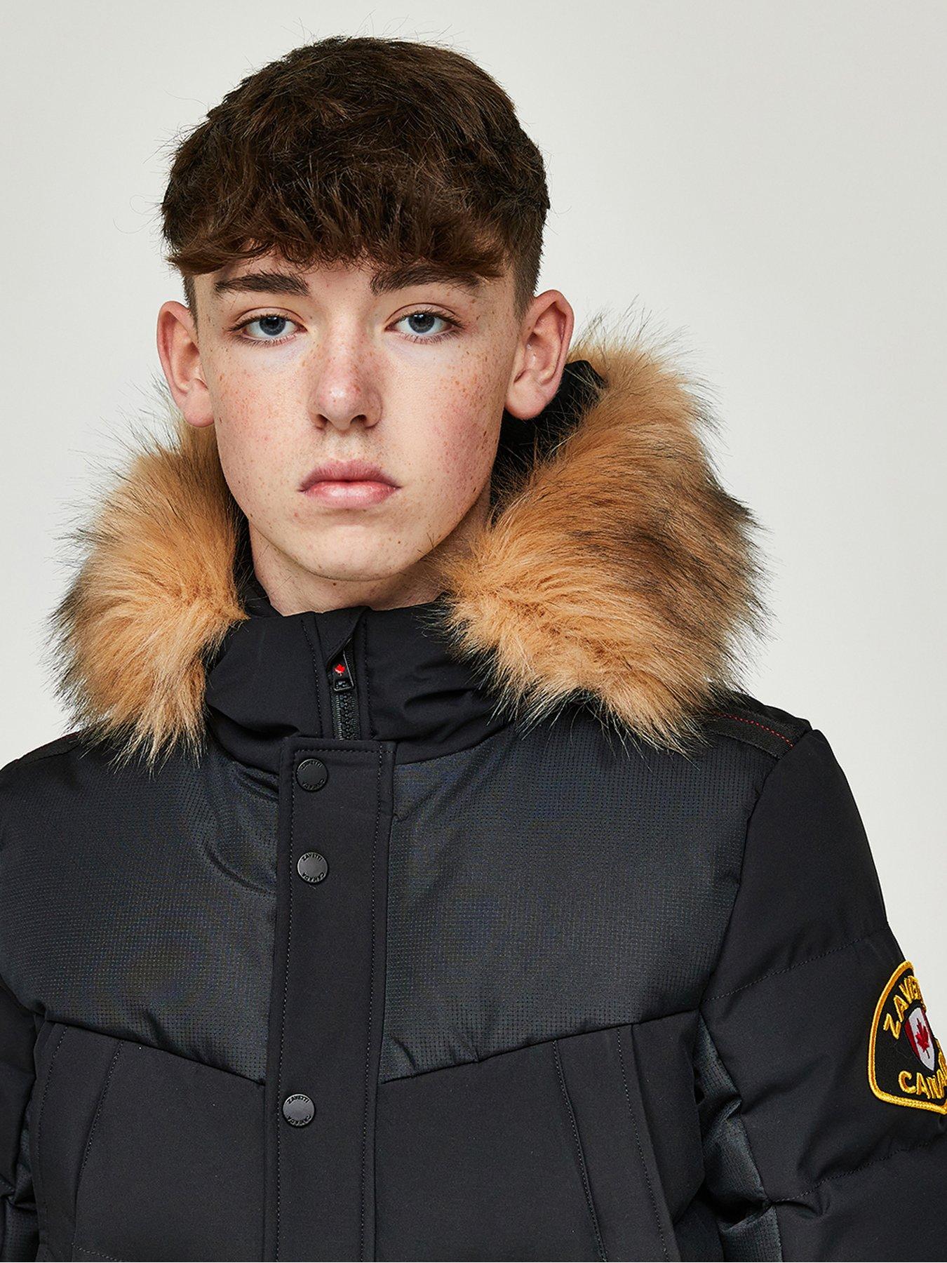 Turveno hooded bomber parka jacket sale