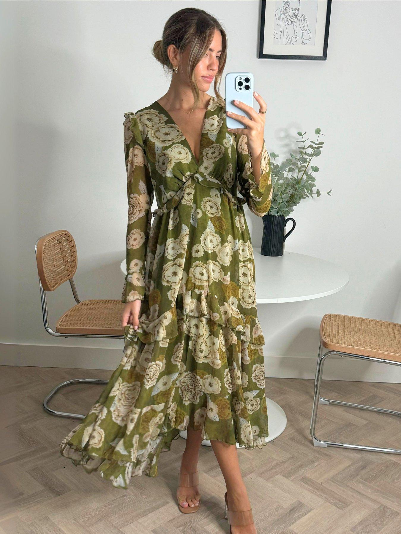 undefined Birdie Dress - Green