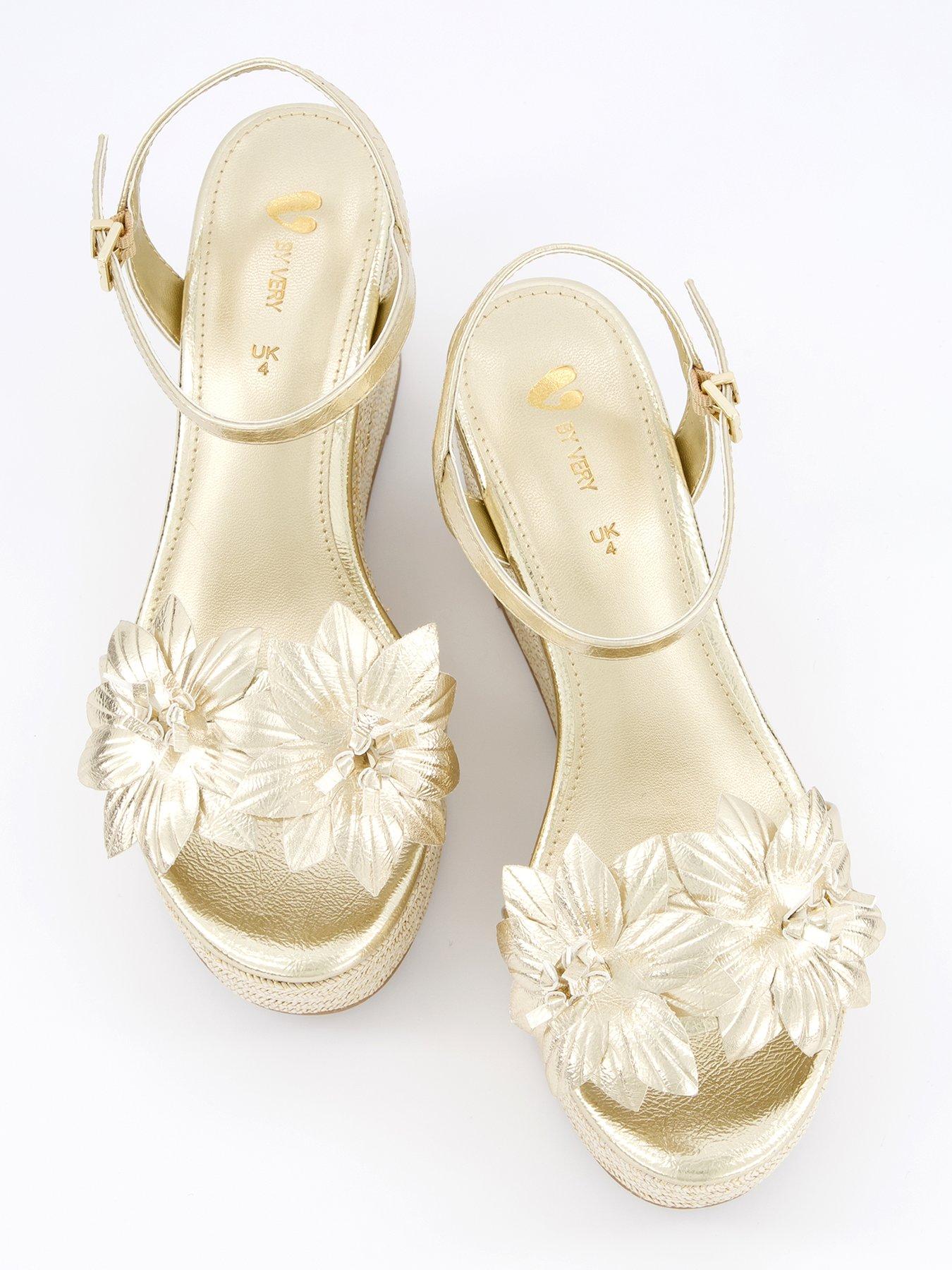 Image 3 of 7 of V by Very Floral Wedge