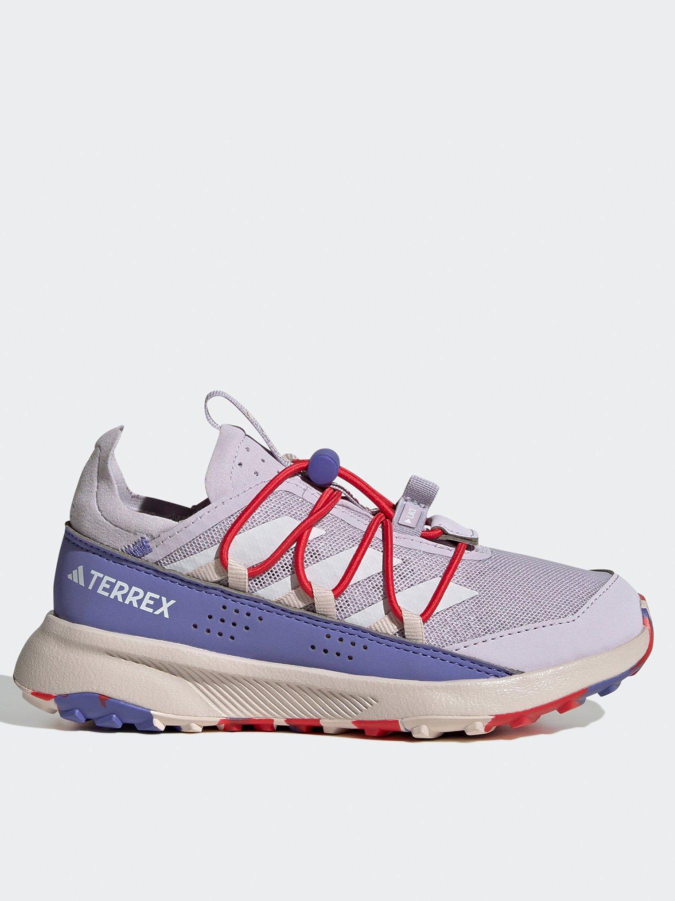 undefined Kids Voyager 21 Heat Ready Hiking Shoes - Blue/Grey - Silver/Grey/Ruby