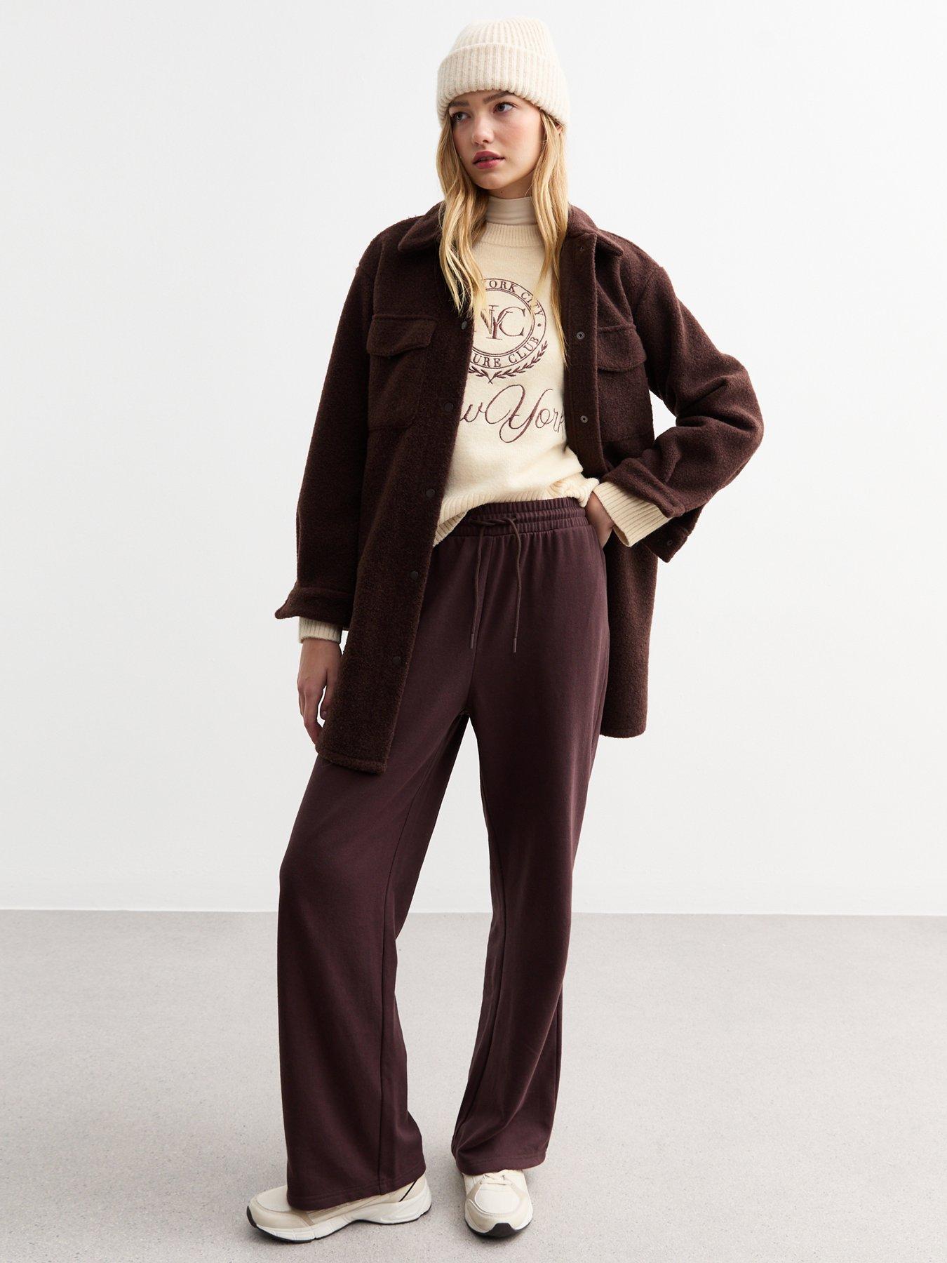 Image 3 of 4 of New Look NYC Embroidered Jumper - Cream