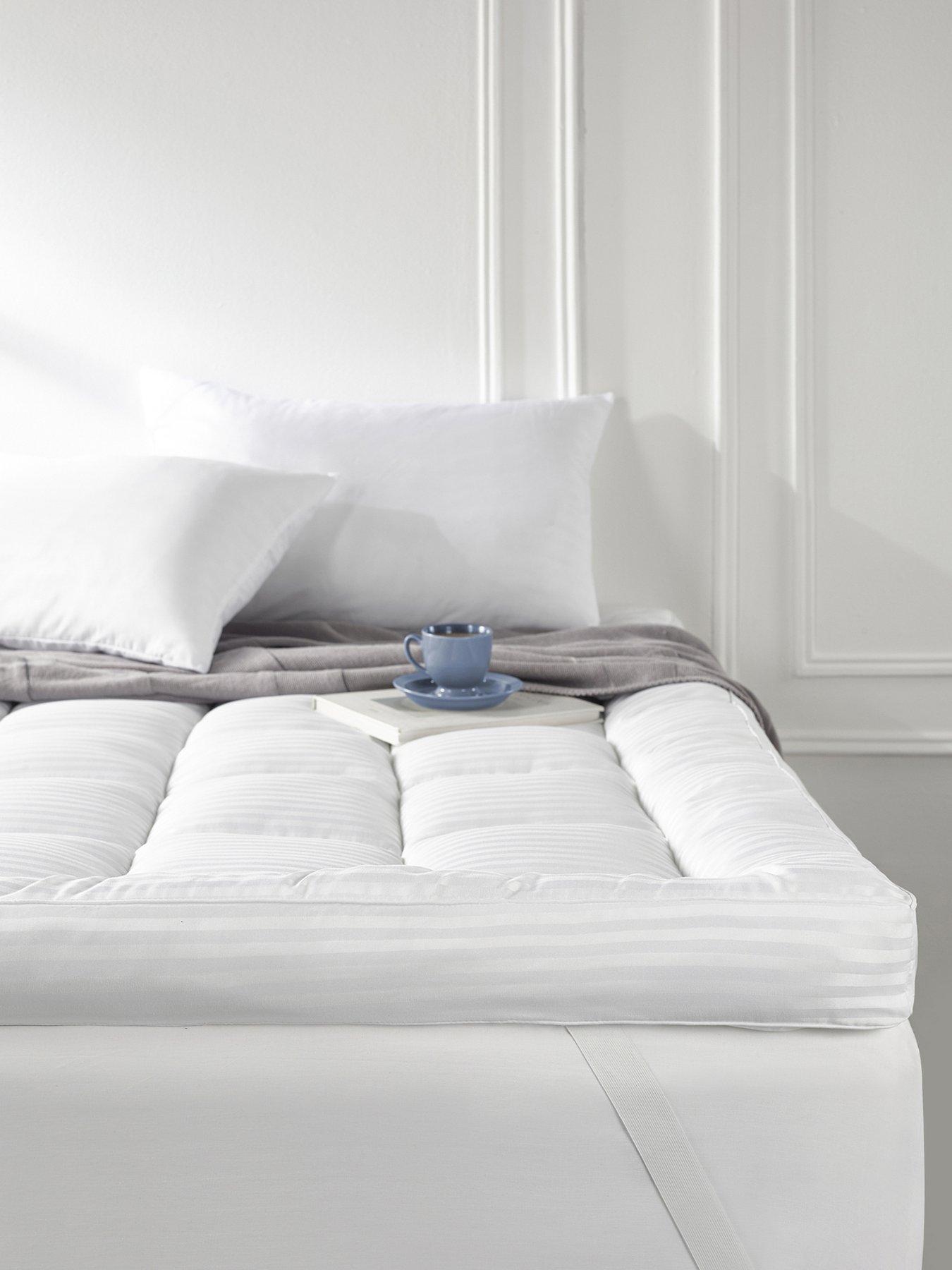 Image 1 of 8 of Snuggledown of Norway Snuggledown Luxury Deep Fill 10cm Woven Mattress Topper, Single