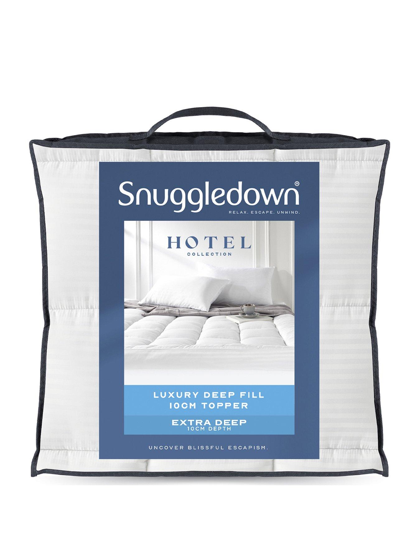 Image 2 of 8 of Snuggledown of Norway Snuggledown Luxury Deep Fill 10cm Woven Mattress Topper, Single