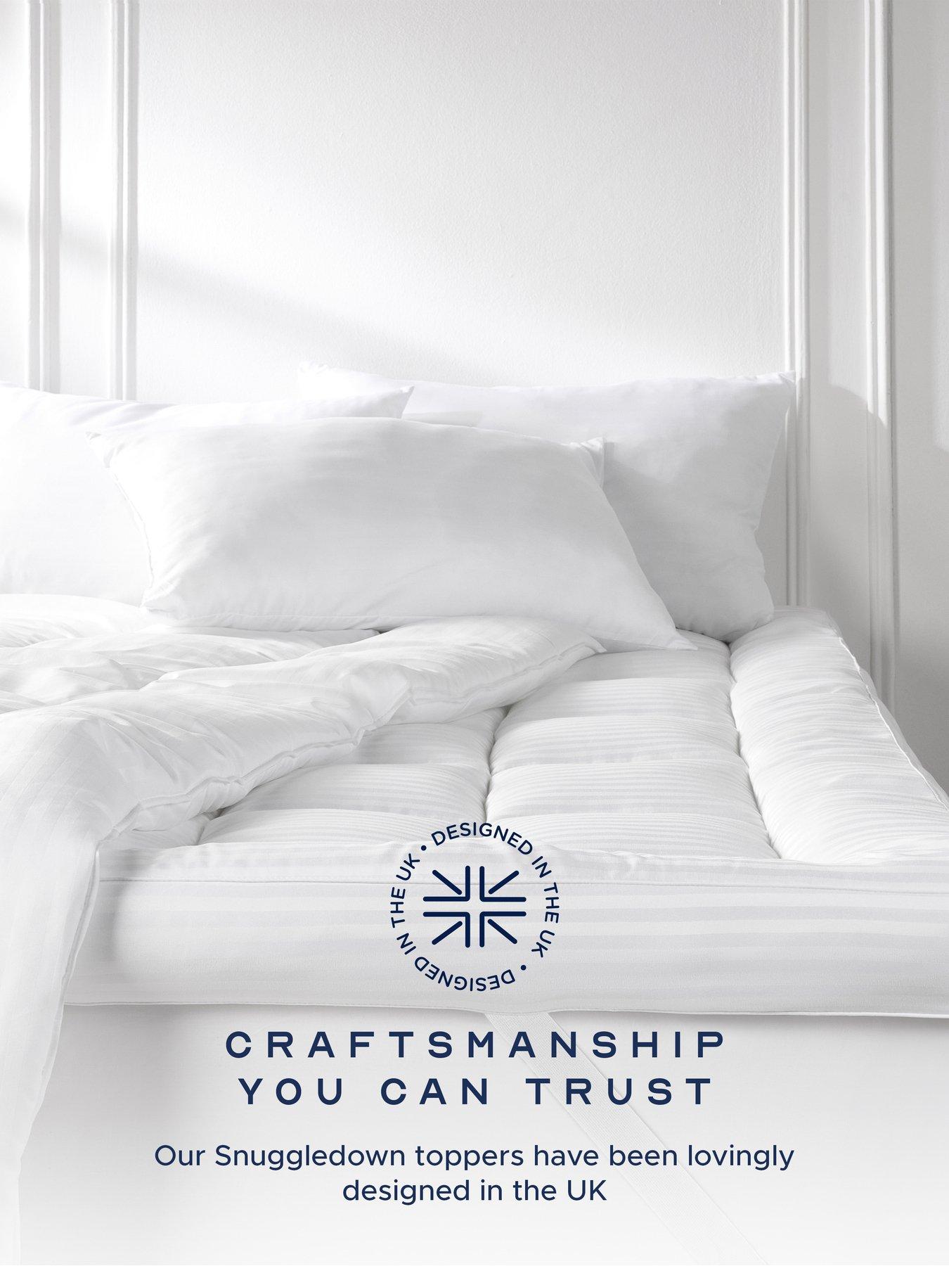 Image 4 of 8 of Snuggledown of Norway Snuggledown Luxury Deep Fill 10cm Woven Mattress Topper, Single