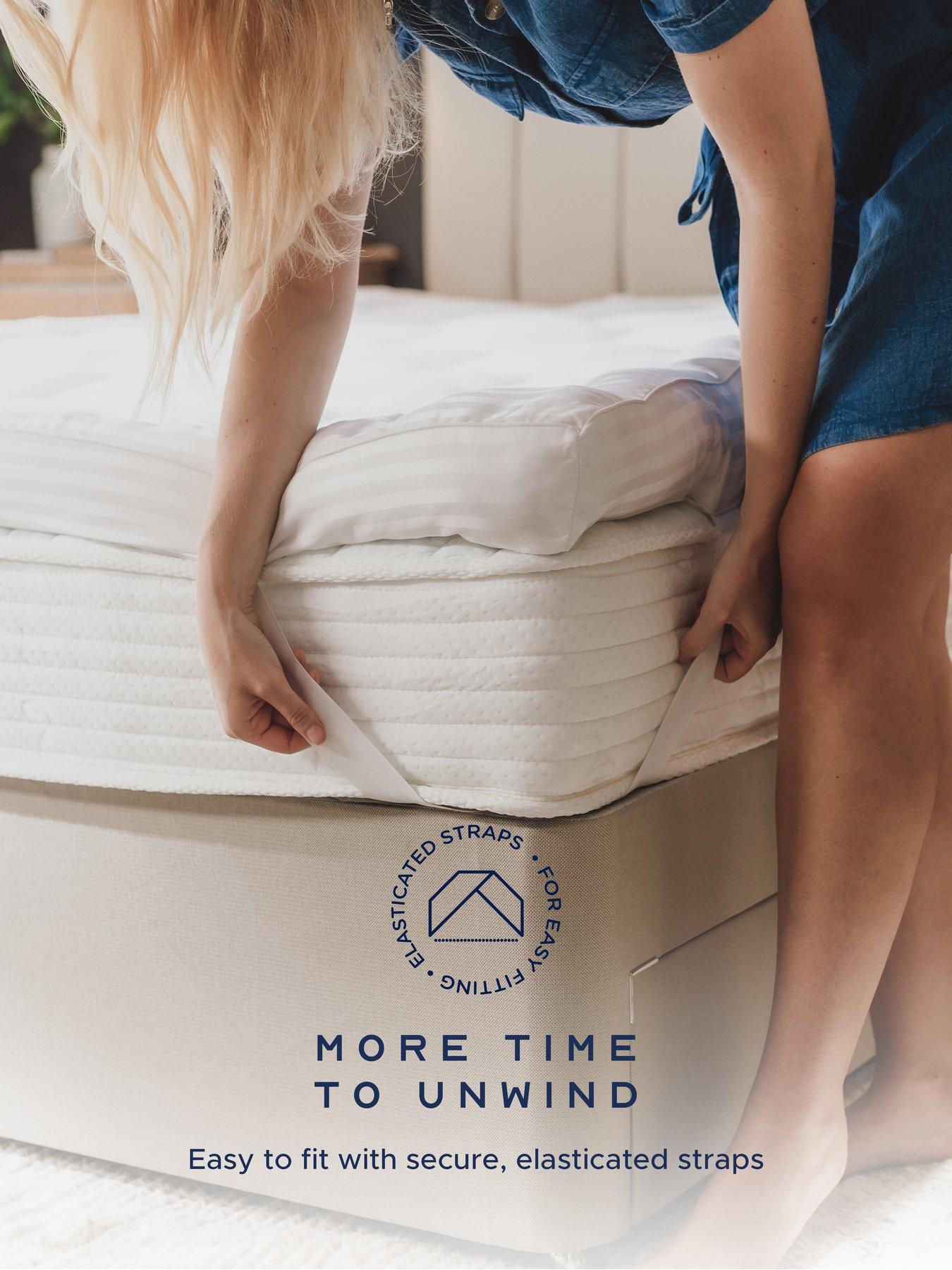 Image 6 of 8 of Snuggledown of Norway Snuggledown Luxury Deep Fill 10cm Woven Mattress Topper, Single