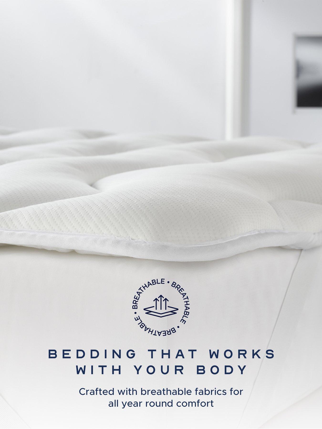 Image 3 of 8 of Snuggledown of Norway Snuggledown Scandinavian Cosy Knit 2.5cm Mattress Topper, Super King