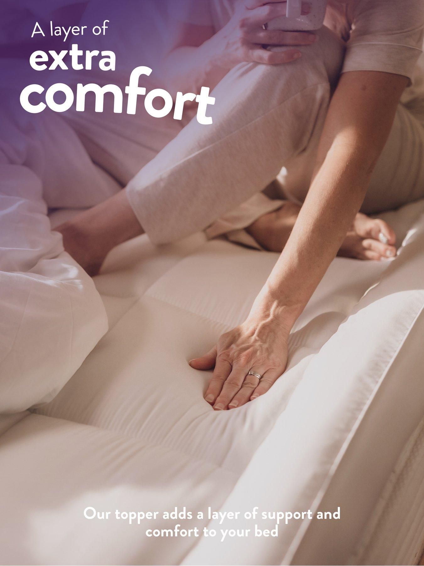 Image 6 of 8 of Slumberdown Sleep Soundly Climate Control Extra Deep 10cm Mattress Topper- King