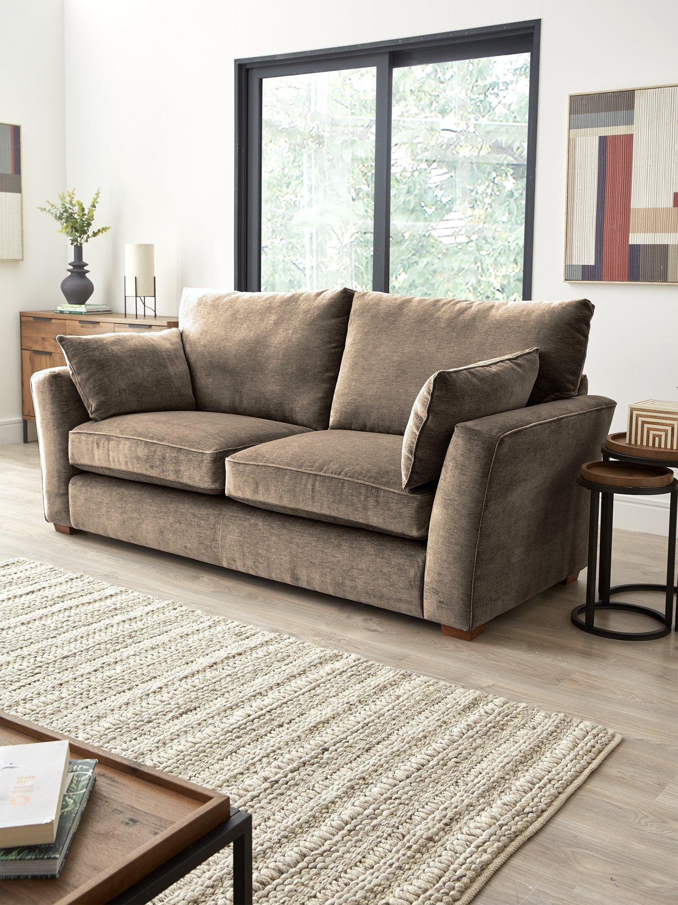 The Very Collection Strata 4 Seater Fabric Sofa - Made to order in the UK