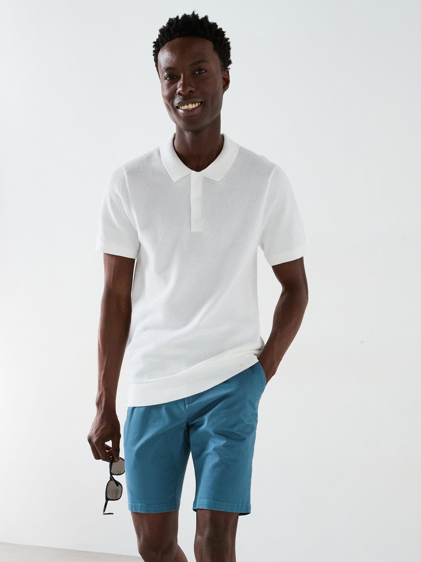 undefined Textured Knitted Polo
