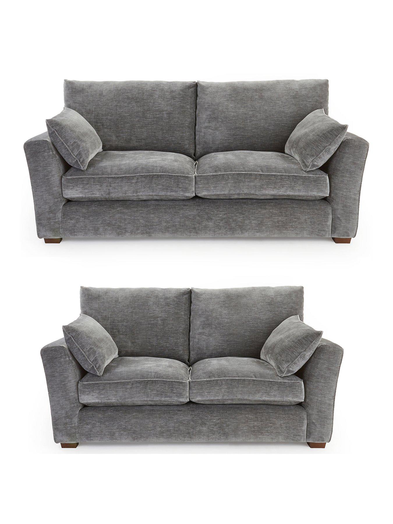 Image 2 of 7 of Very Home Strata 3 + 2 Seater Fabric Sofa Set (Buy &amp; SAVE!)