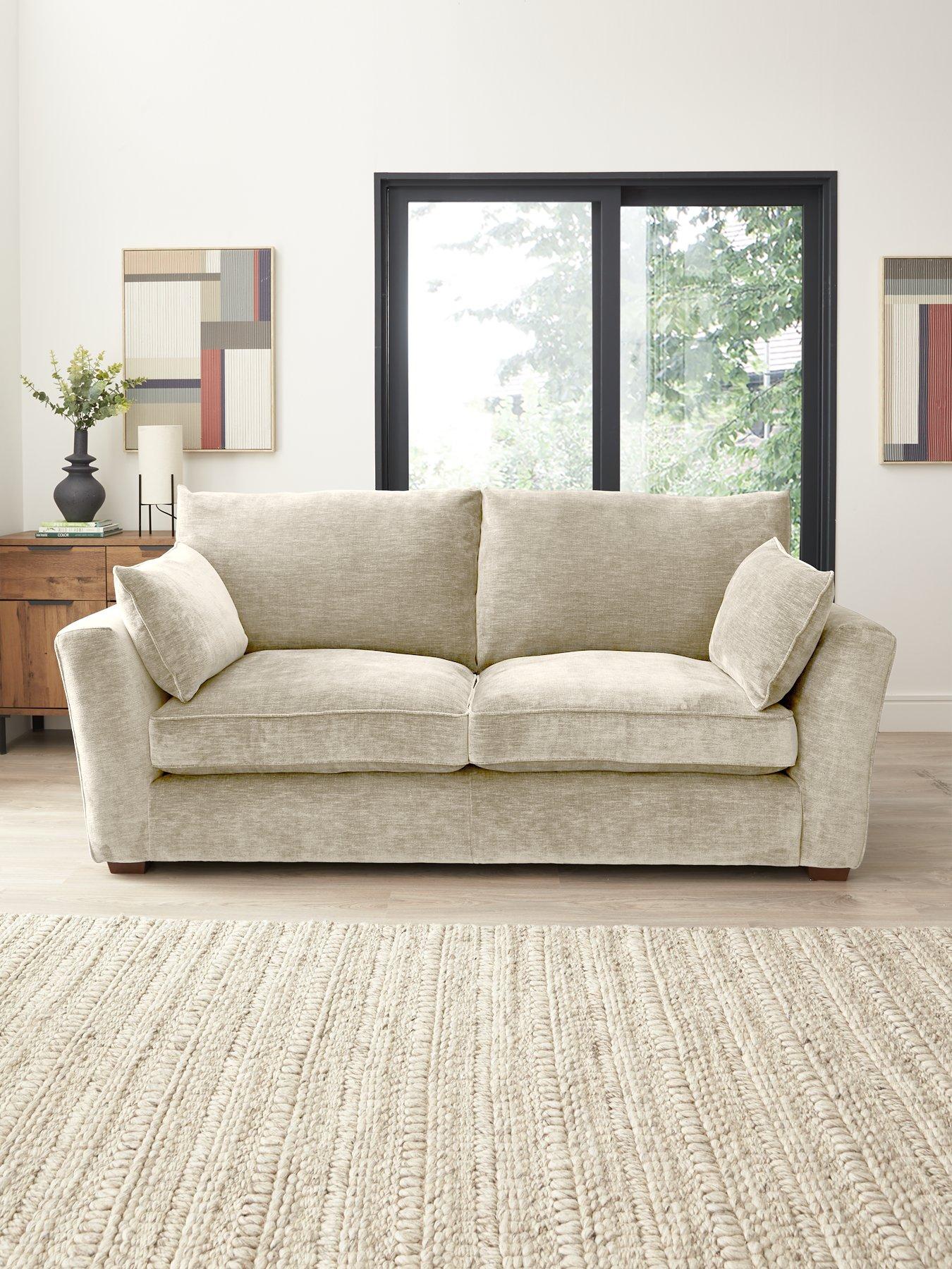 undefined Strata 3 Seater Fabric Sofa
