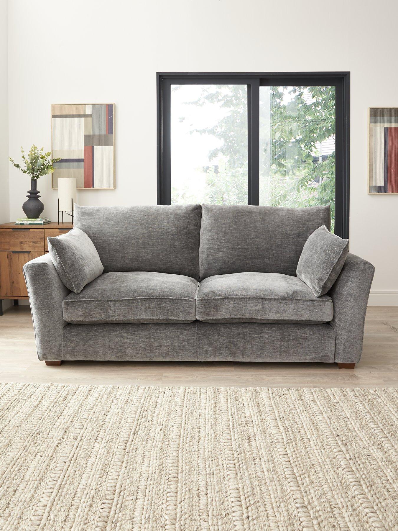 undefined Strata 3 Seater Fabric Sofa