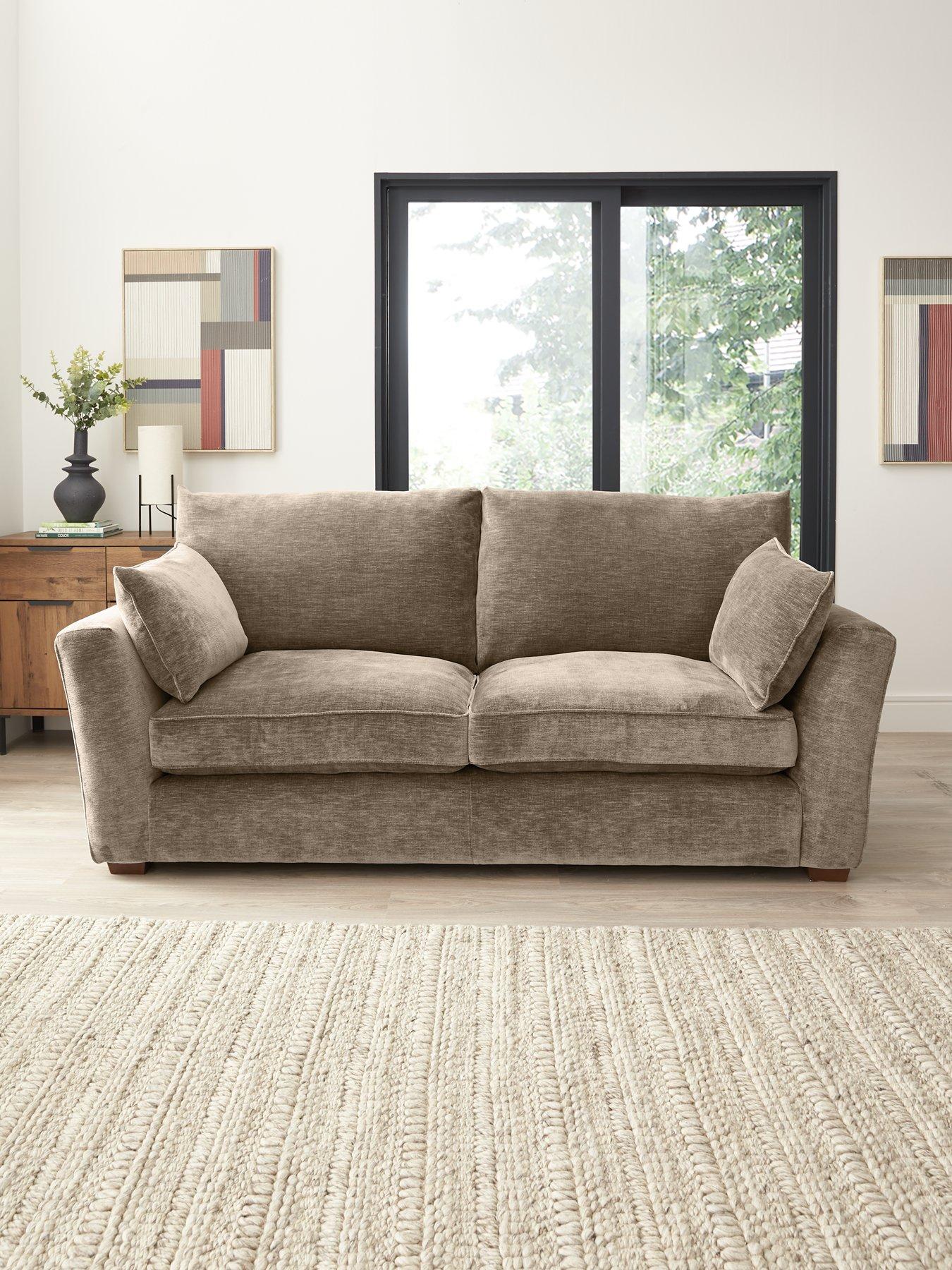 undefined Strata 3 Seater Fabric Sofa