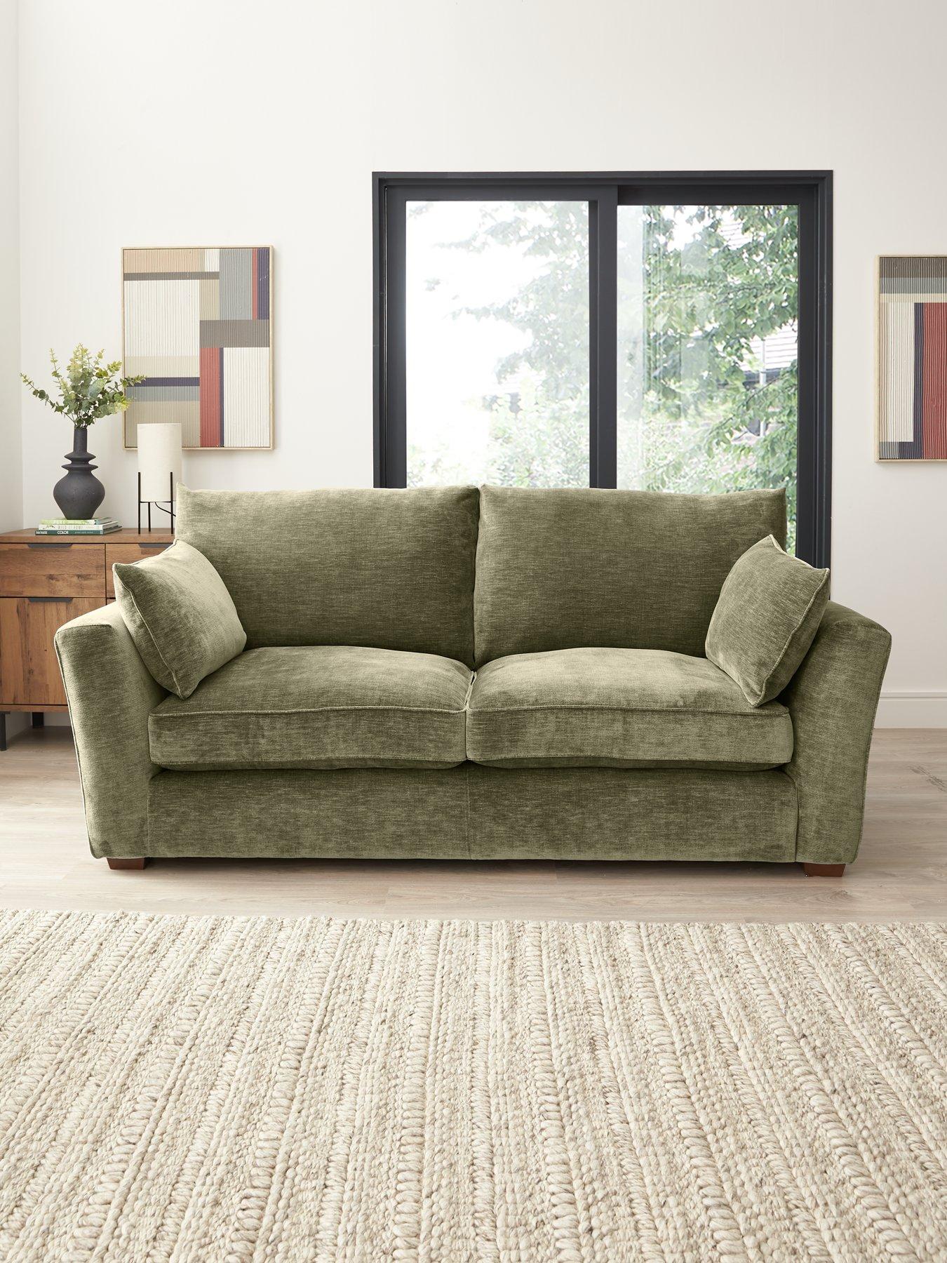 undefined Strata 3 Seater Fabric Sofa