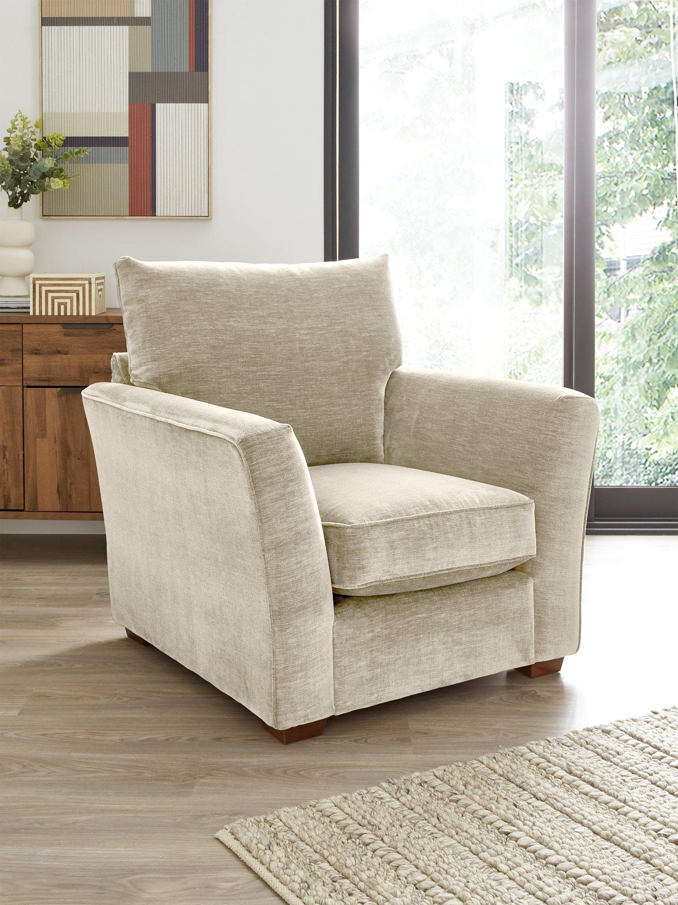 Very Home Strata Fabric Armchair - Made to order in the UK