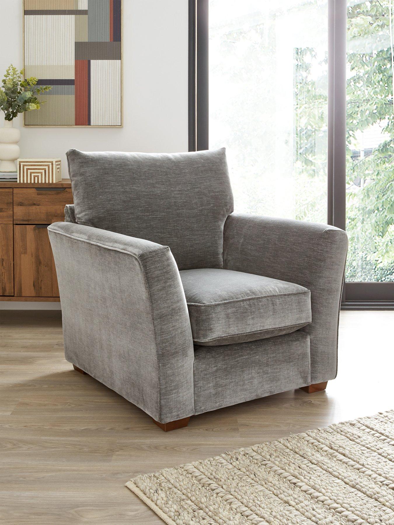 Very Home Strata Fabric Armchair - Made to order in the UK
