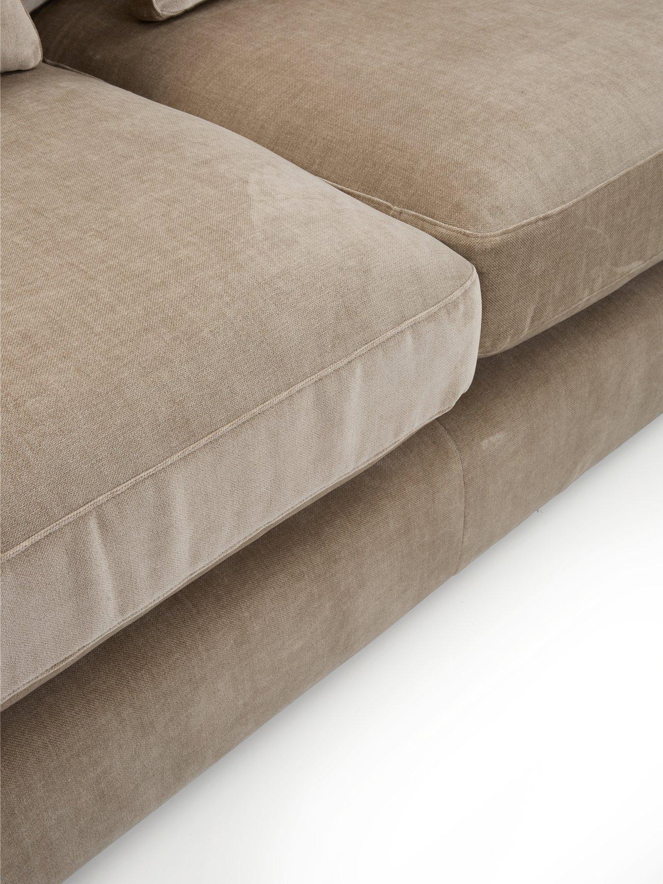 Image 5 of 7 of Very Home Monte Carlo Fabric Left Hand Corner Chaise Sofa