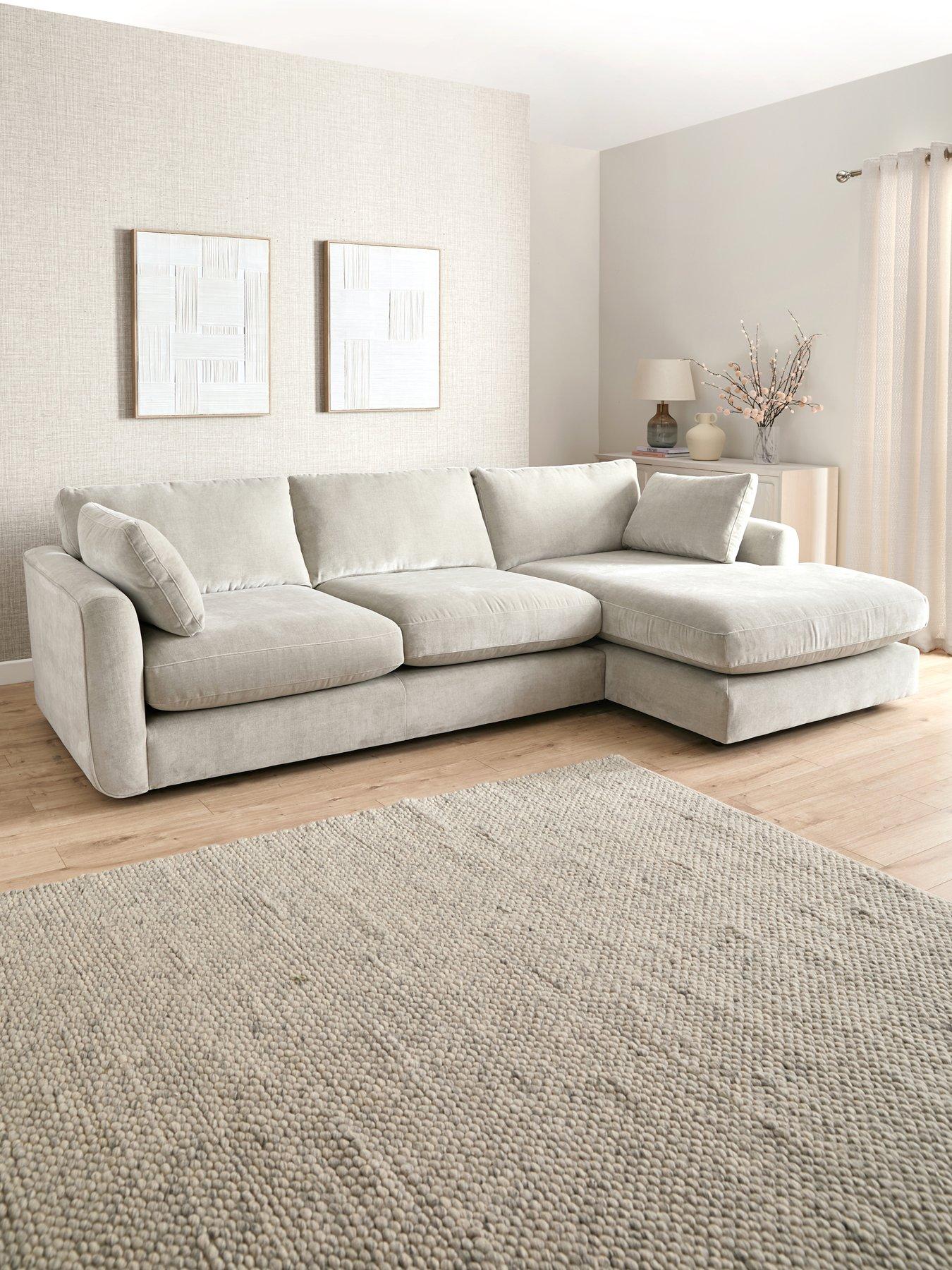 undefined Monte Carlo Fabric Right Hand Corner Chaise Sofa