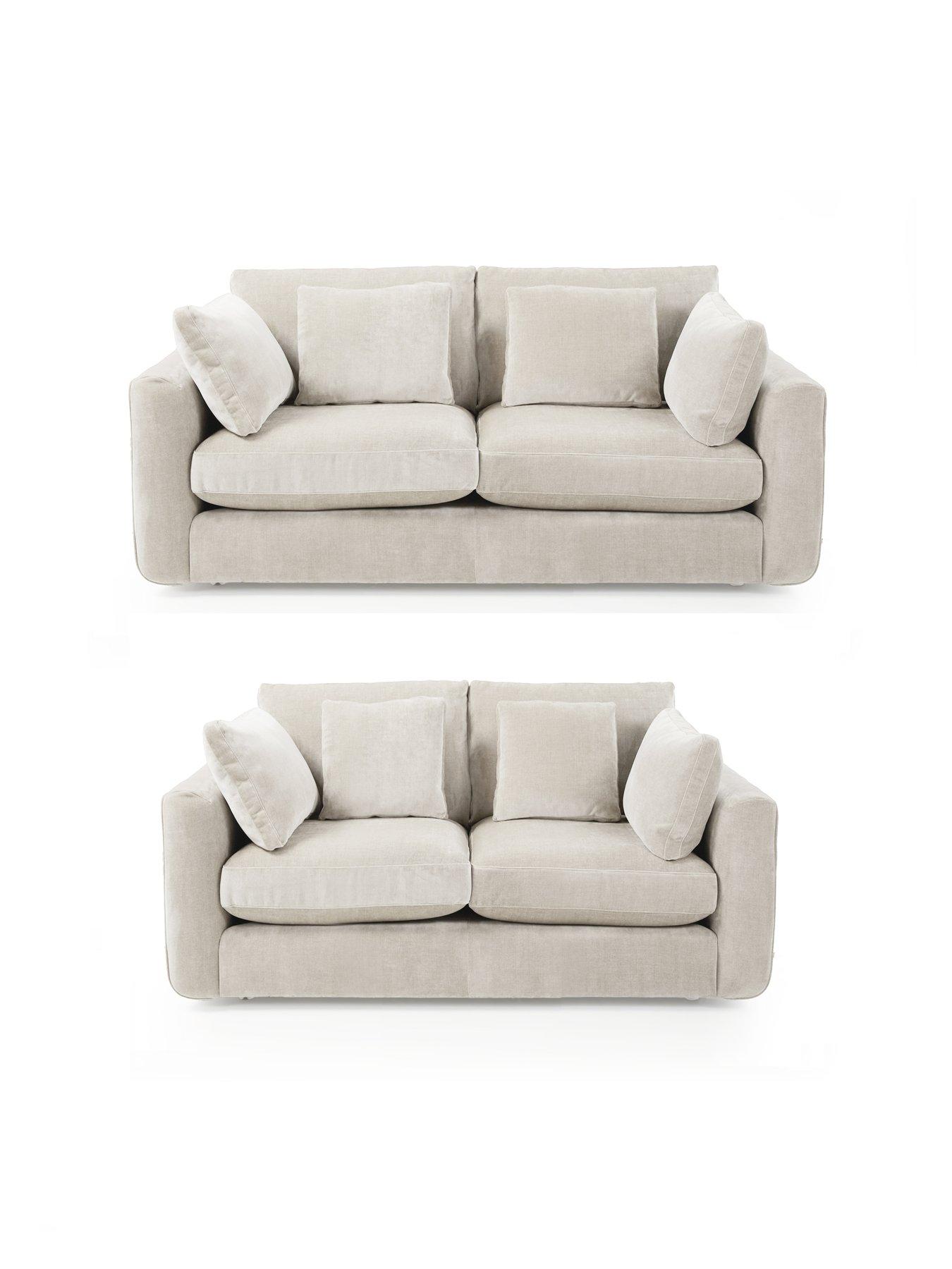 undefined Monte Carlo 3 + 2 Seater Fabric Sofa Set (Buy  &  SAVE!)
