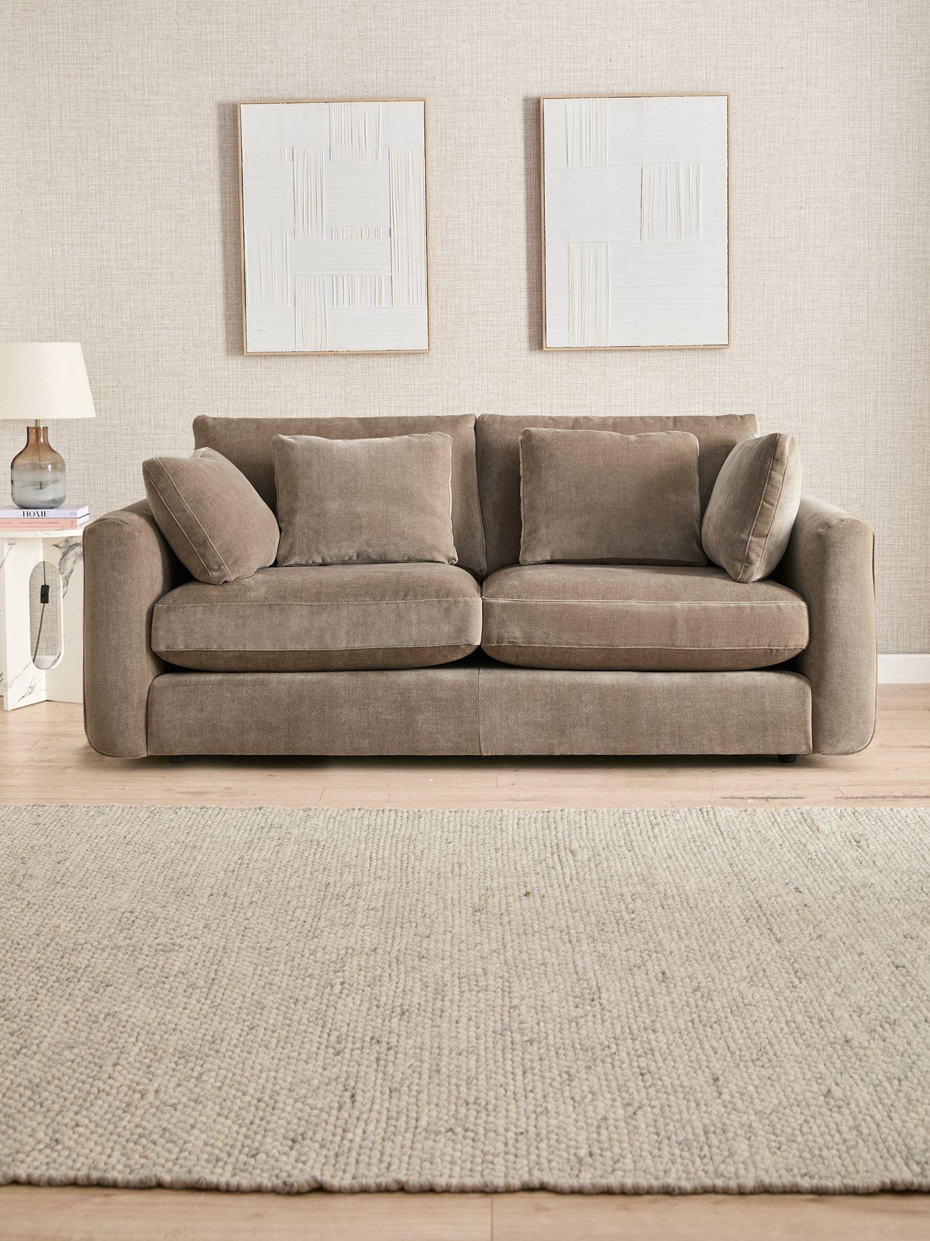 Very Home Monte Carlo 3 Seater Fabric Sofa - Made to order in the UK