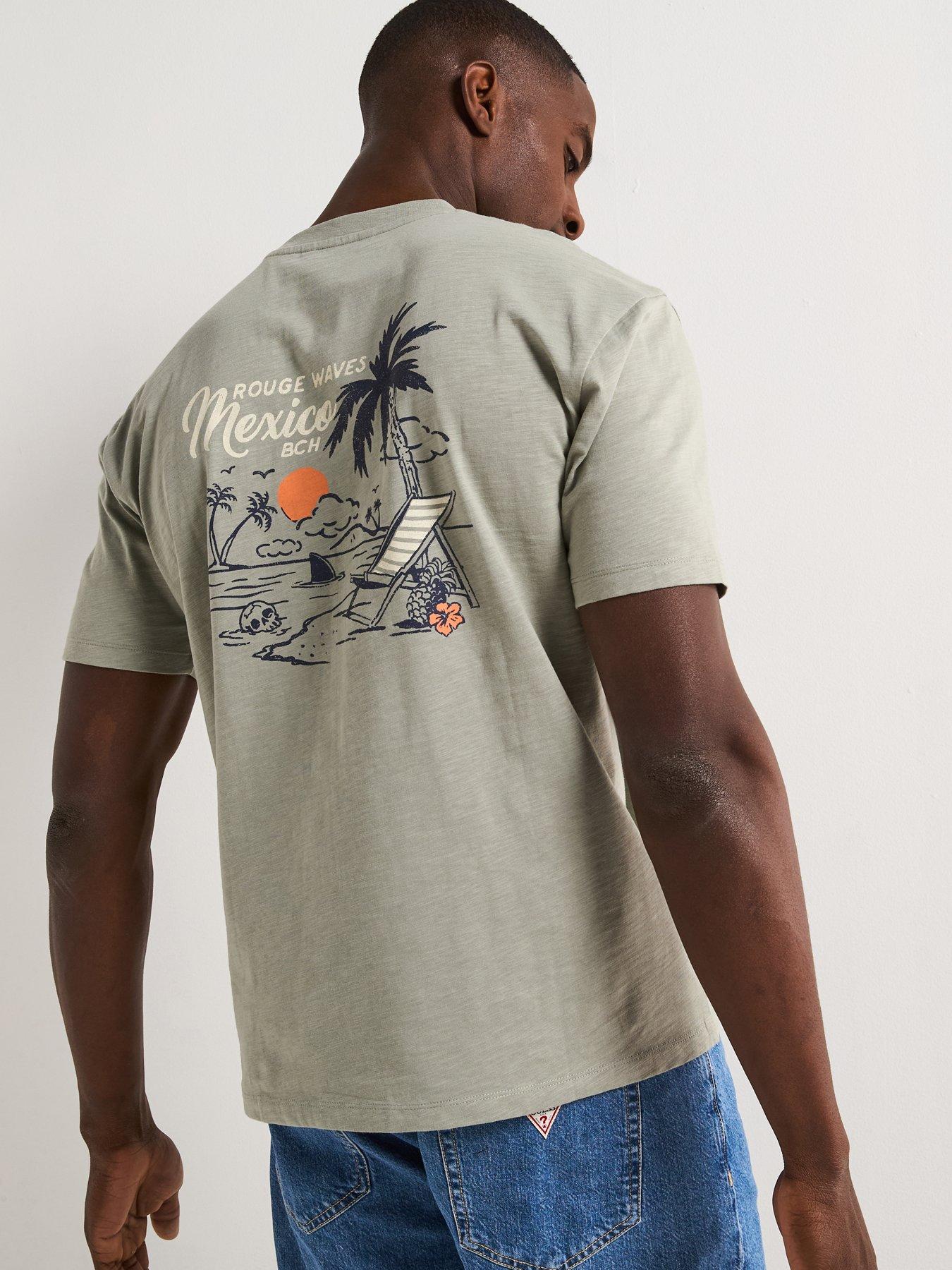 undefined Relaxed Fit Mexico Back Print T-Shirt