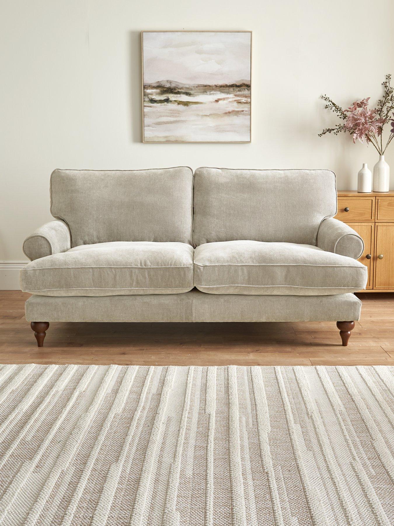 The Very Collection Kendal 3 Seater Fabric Sofa - Made to order in the UK