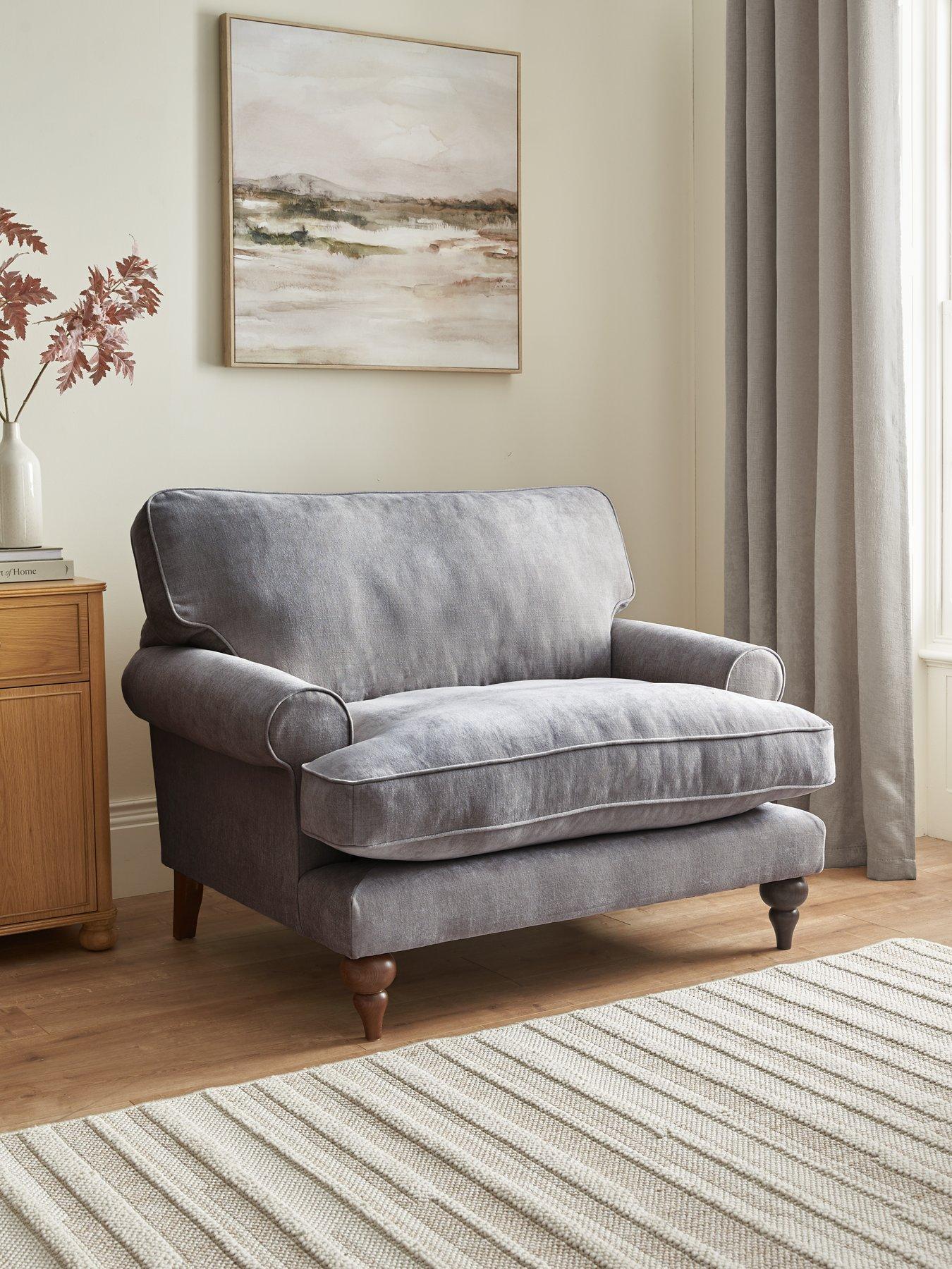 The Very Collection Kendal Fabric Snuggle Chair - Made to order in the UK