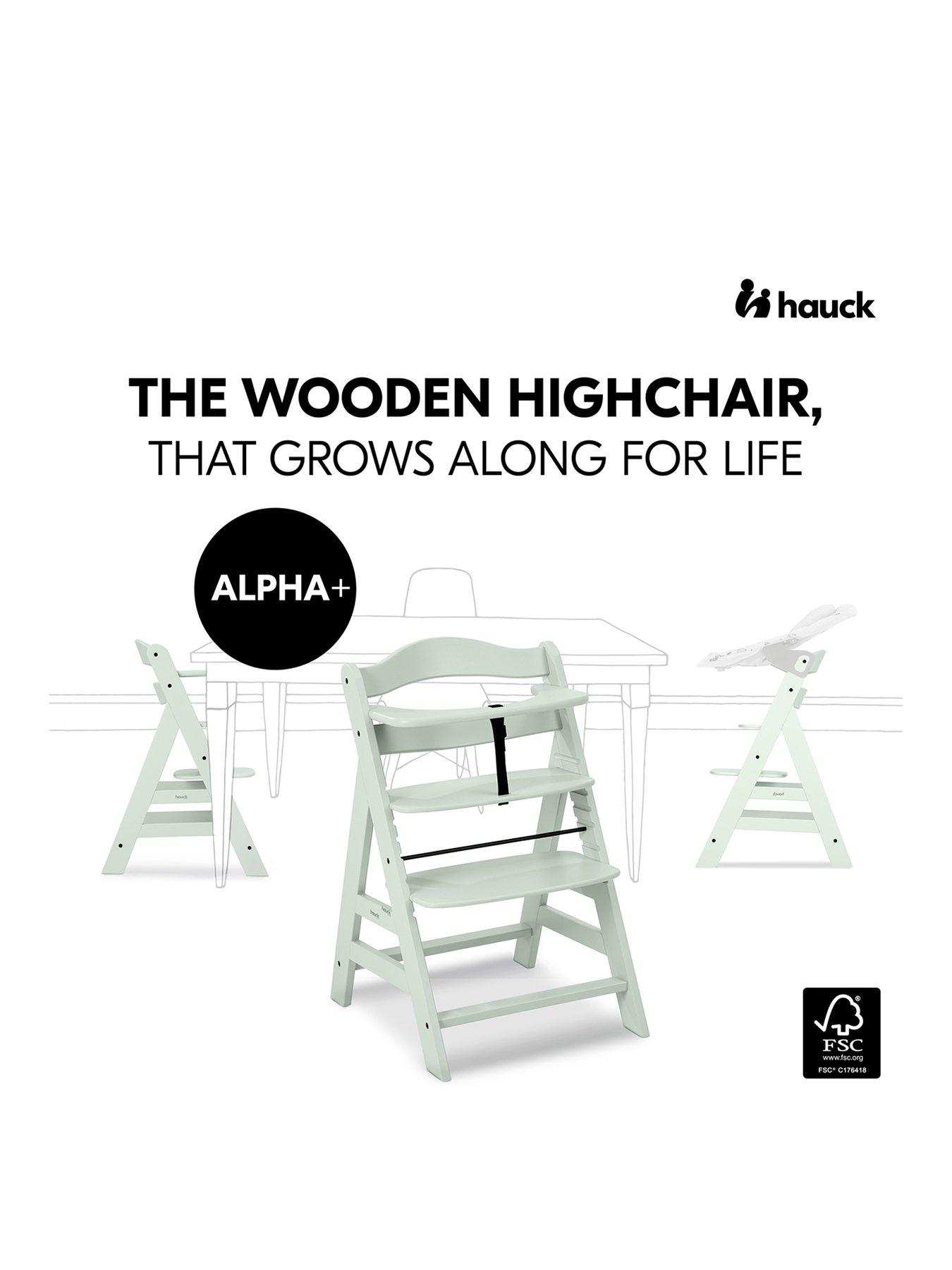 Image 2 of 8 of Hauck Alpha+ Wooden Highchair