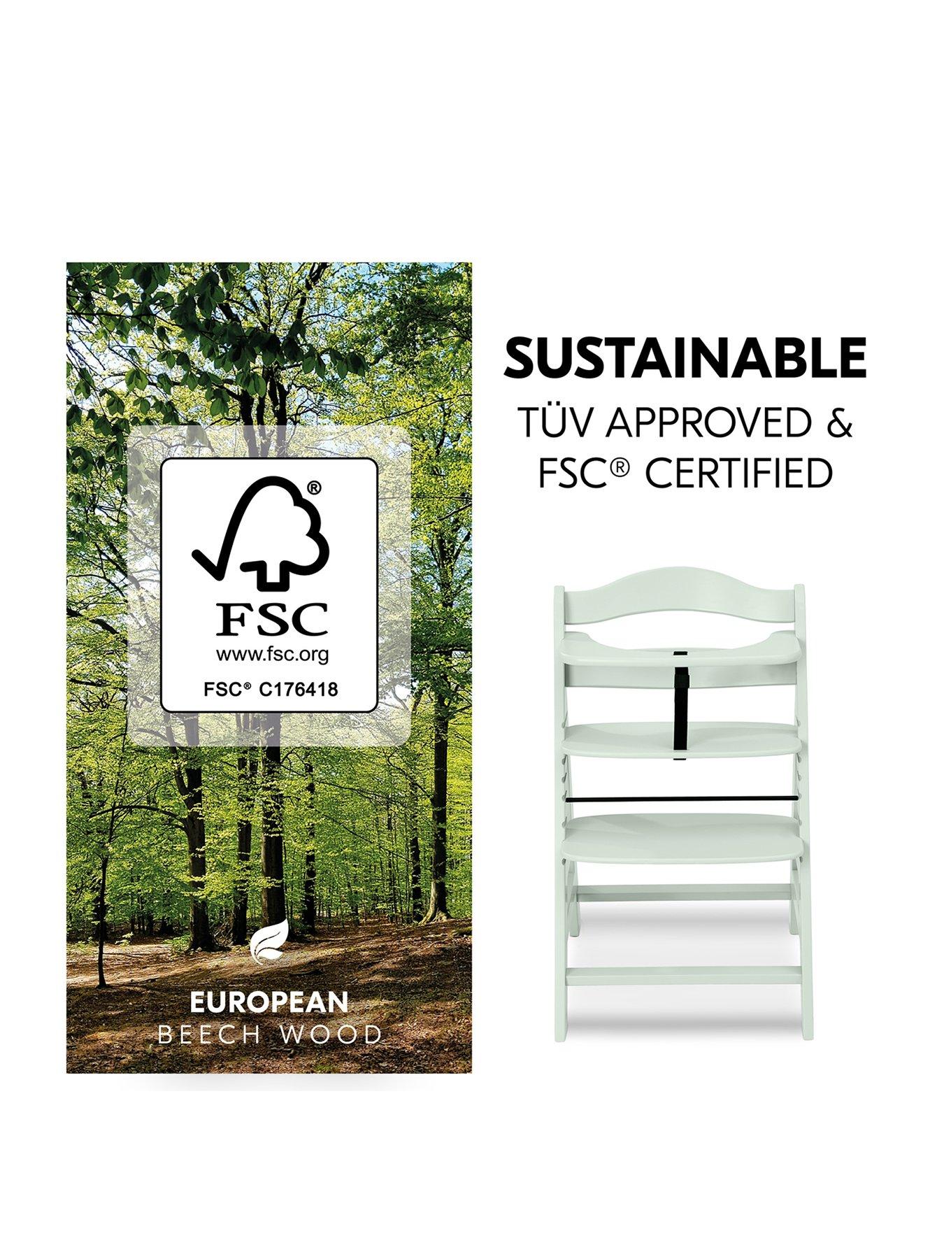 Image 3 of 8 of Hauck Alpha+ Wooden Highchair