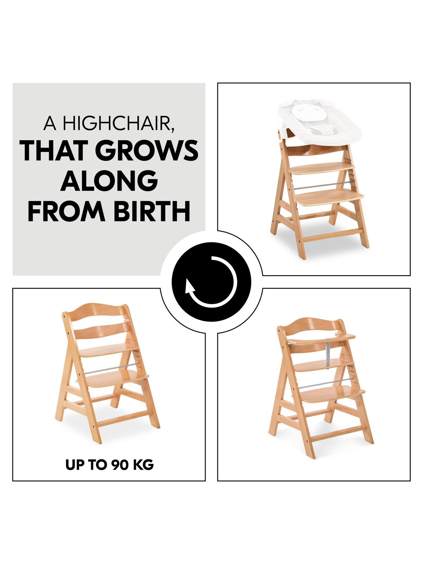 Image 4 of 8 of Hauck Alpha+ Wooden Highchair