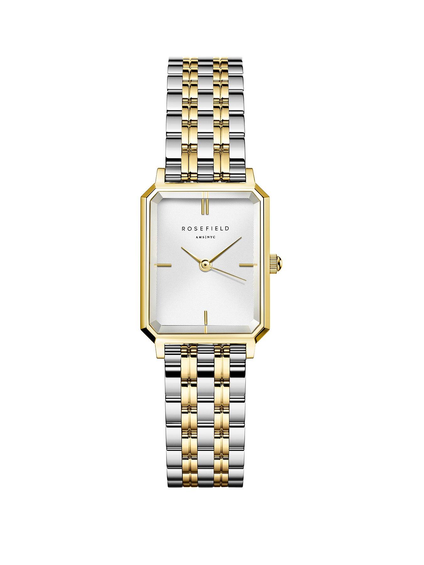 Rosefield Octagon XS 2-Tone Sunray Dial Watch