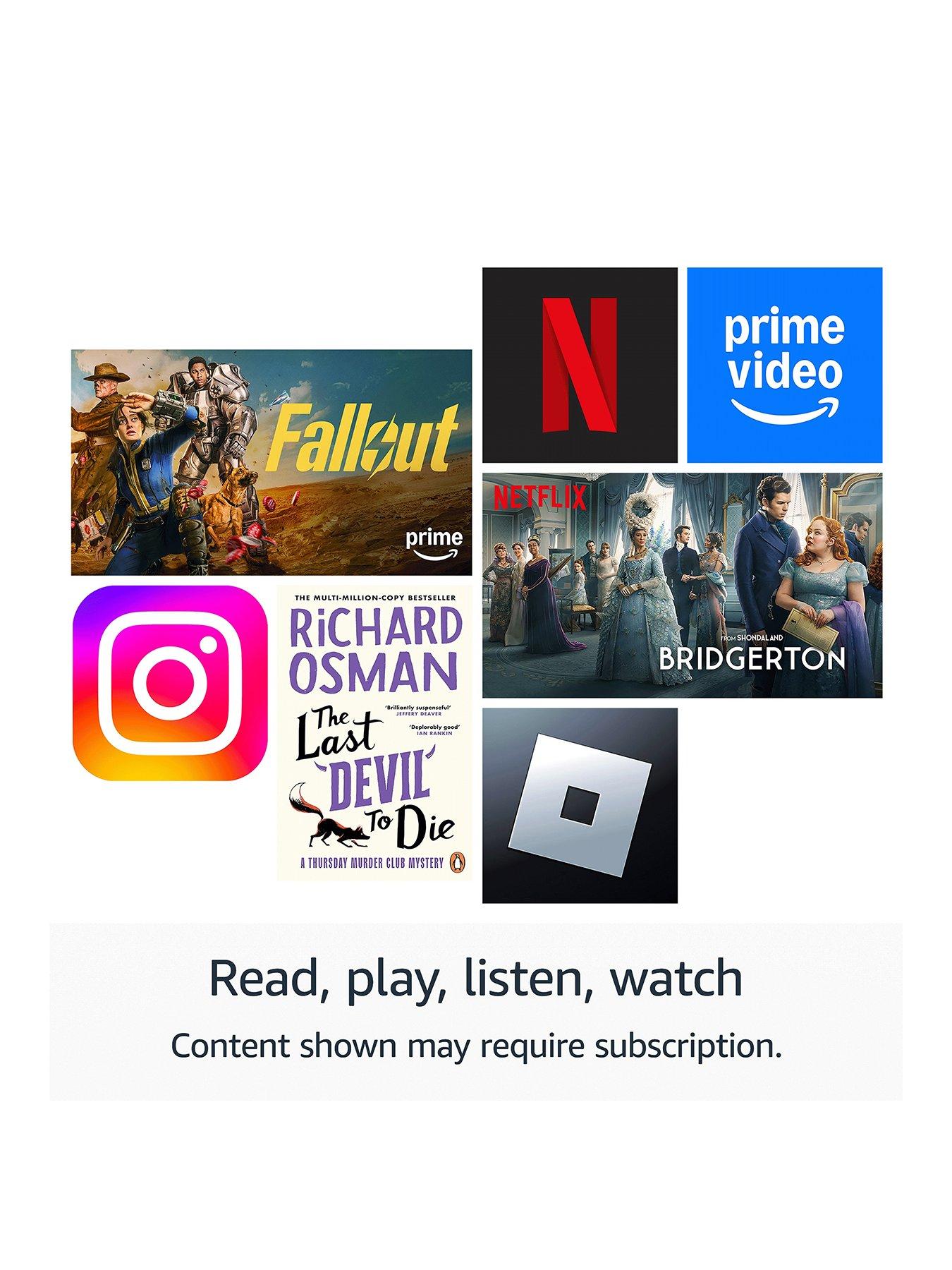 Image 3 of 7 of Amazon Fire HD 8 tablet, 8' HD Display, 4GB memory, 64GB, Black, (2024 release) - with ads