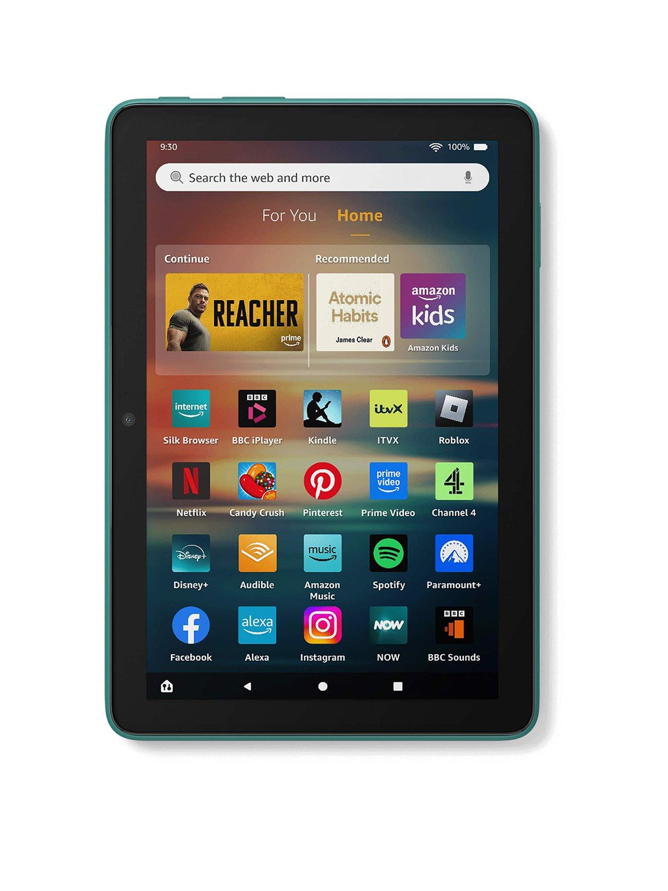 undefined Fire HD 8 tablet, 8' HD Display, 3GB memory, 32GB, Emerald, (2024 release) - with ads