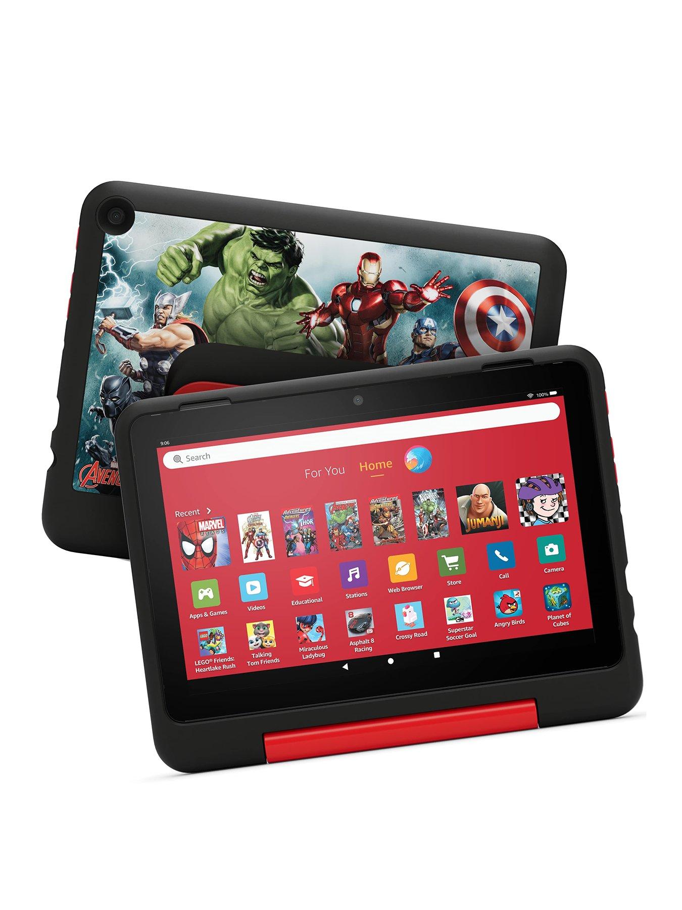 undefined Fire HD 8 Kids Pro tablet, ages 6-12 , 3GB memory, 8" HD screen, 32GB, Disney Avengers, (2024 release)