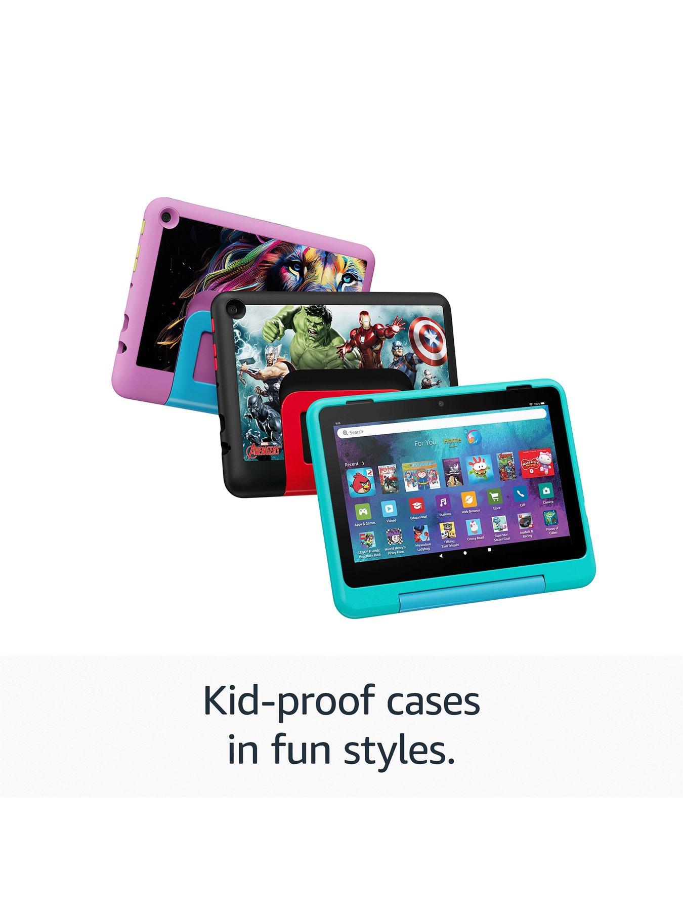 Image 6 of 6 of Amazon Fire HD 8 Kids Pro tablet, ages 6-12 , 3GB memory, 8" HD screen, 32GB, Disney Avengers, (2024 release)