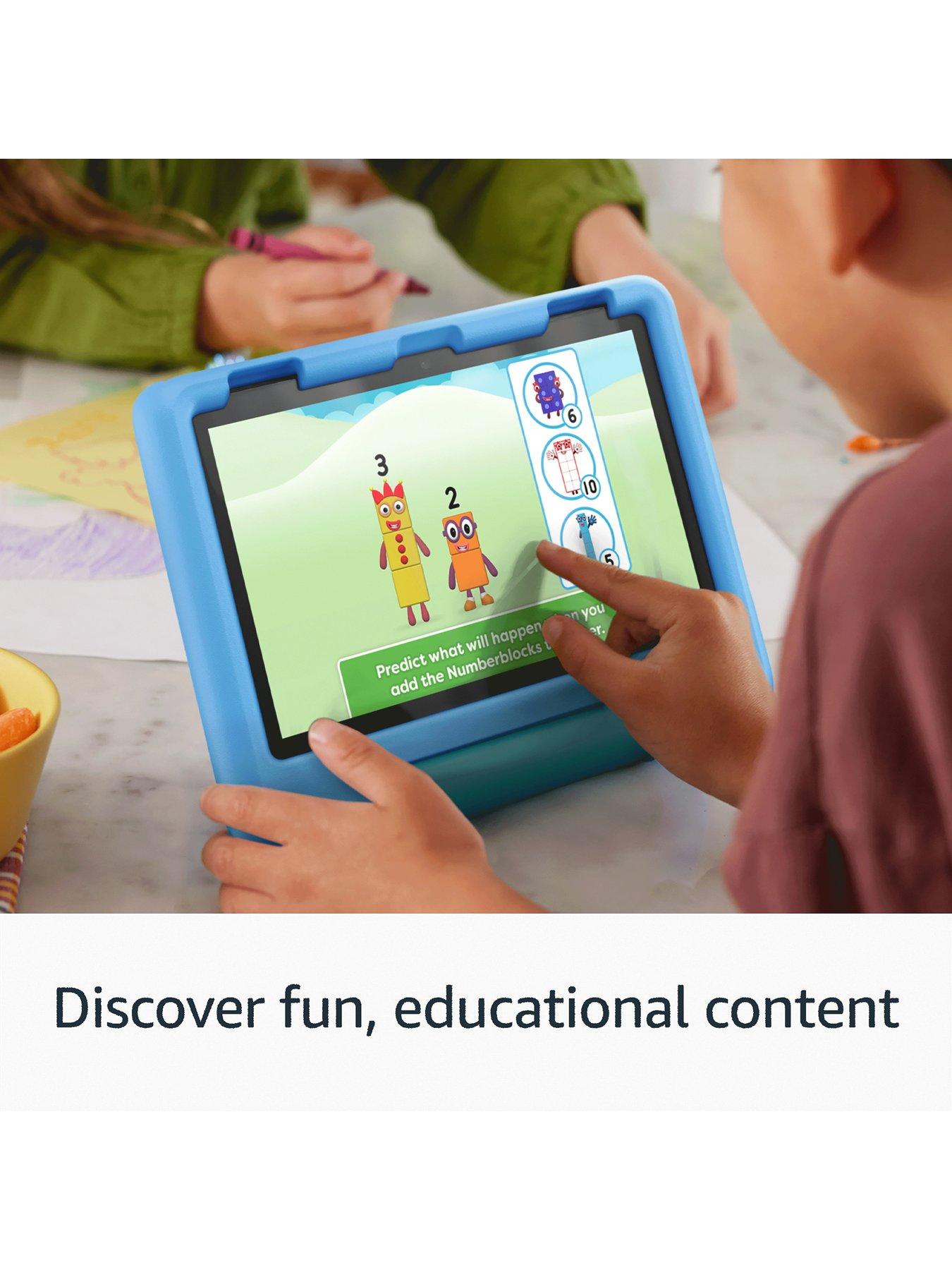 Image 4 of 7 of Amazon Fire HD 8 Kids tablet, ages 3-7 , 3GB memory, 32GB, Grape, (2024 release)