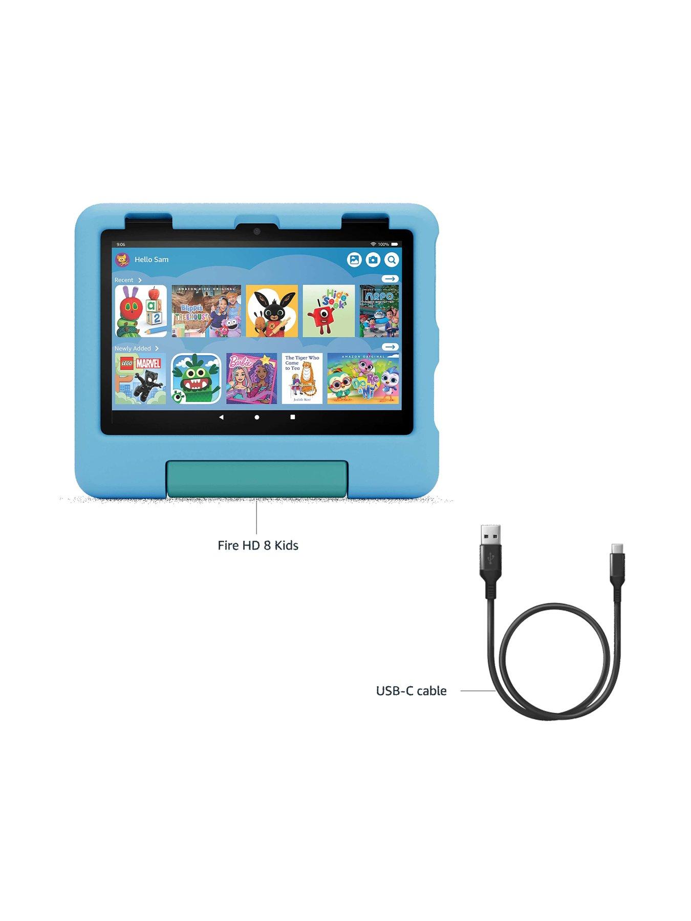 Image 6 of 7 of Amazon Fire HD 8 Kids tablet, ages 3-7 , 3GB memory, 32GB, Grape, (2024 release)