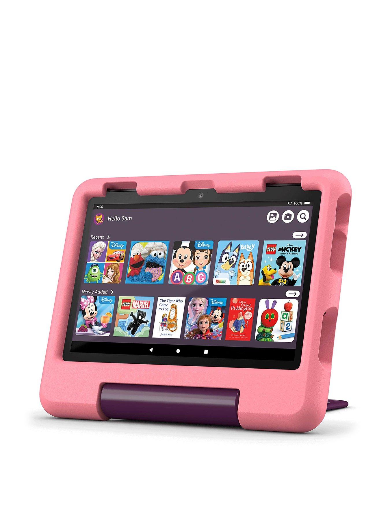undefined Fire HD 8 Kids tablet, ages 3-7 , 3GB memory, 32GB, Disney Princess, (2024 release)