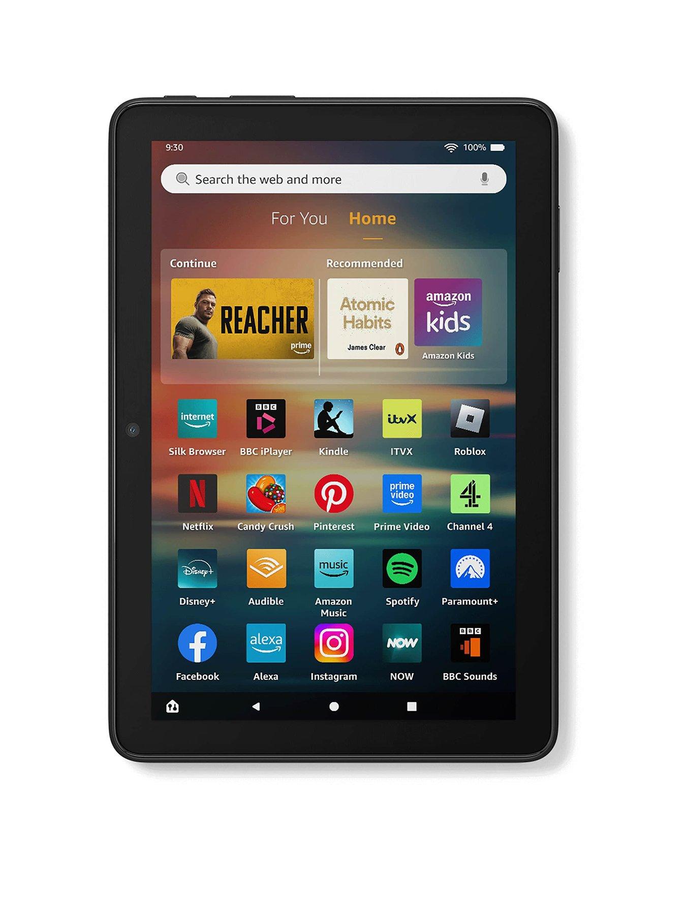 Amazon Fire HD 8 tablet, 8' HD Display, 3GB memory, 32GB, Black, (2024 release) - with ads