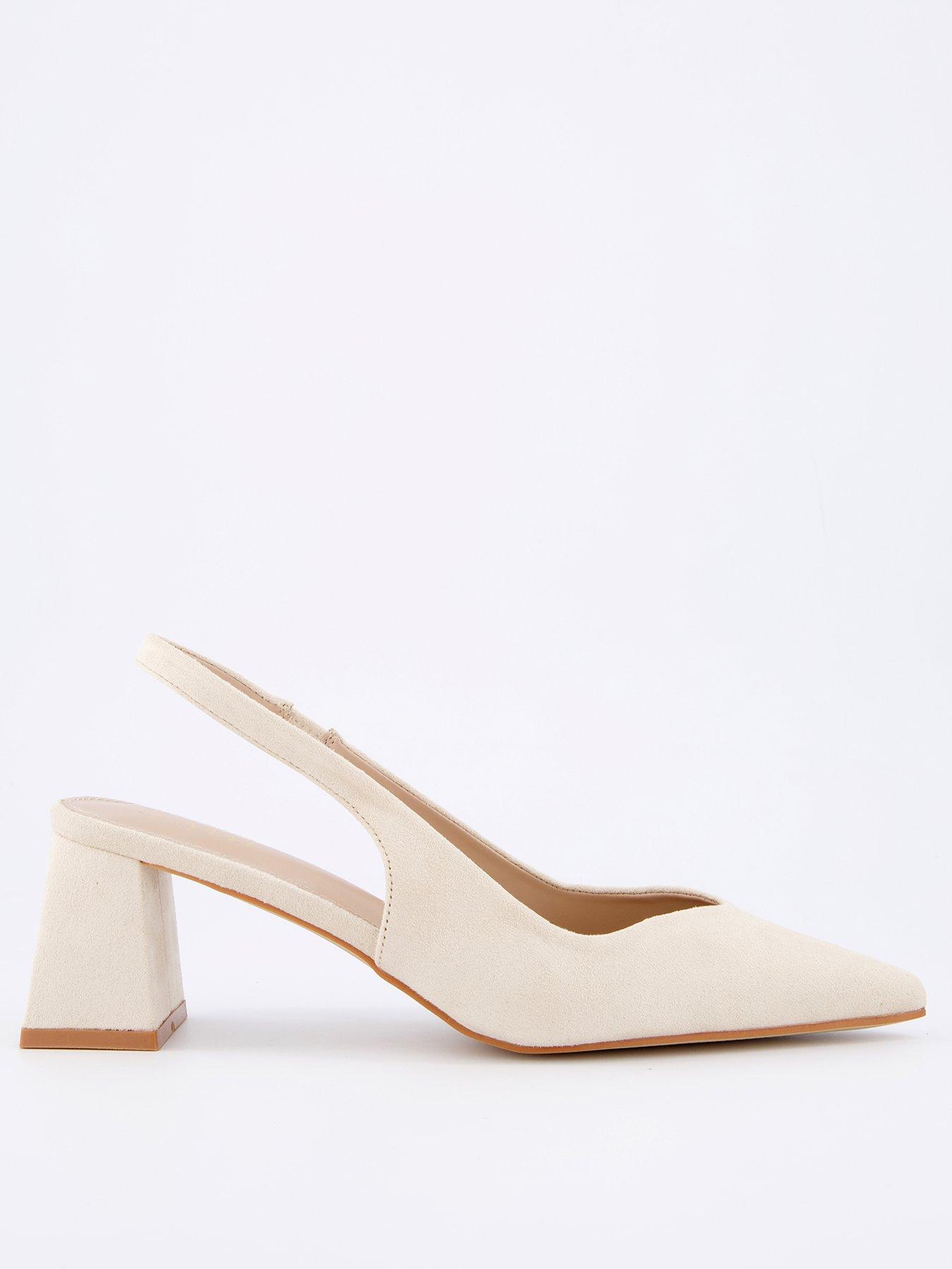 undefined Moire Shoes - Cream