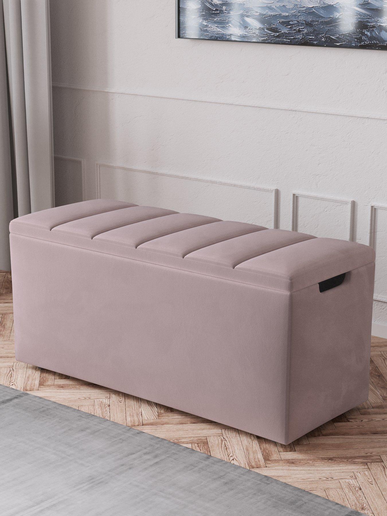 Image 1 of 6 of Very Home New Dakota Ottoman
