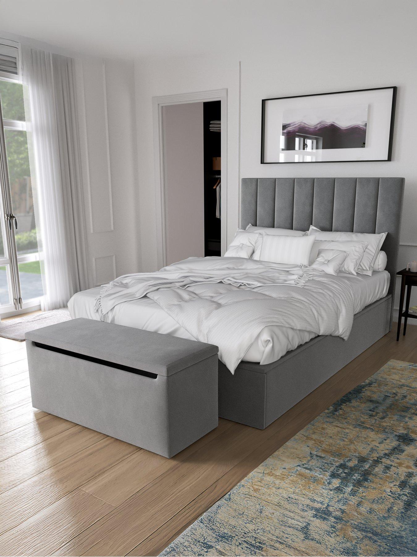 Image 6 of 6 of Very Home Nova Fabric Ottoman