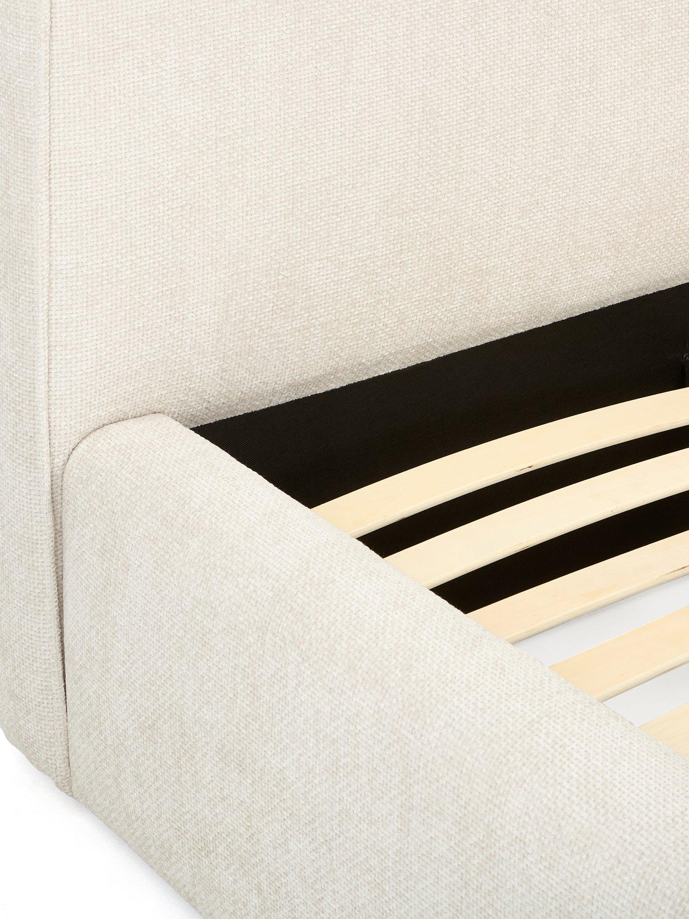 Image 4 of 6 of Very Home Langley Fabric&nbsp;Bed Frame with Mattress Options (Buy &amp; SAVE!) - Natural