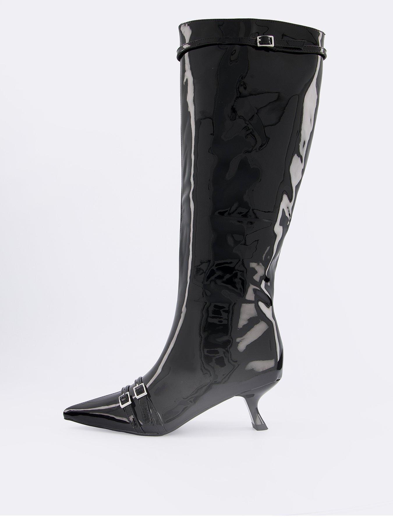 undefined Tristan Boots - Black Patent