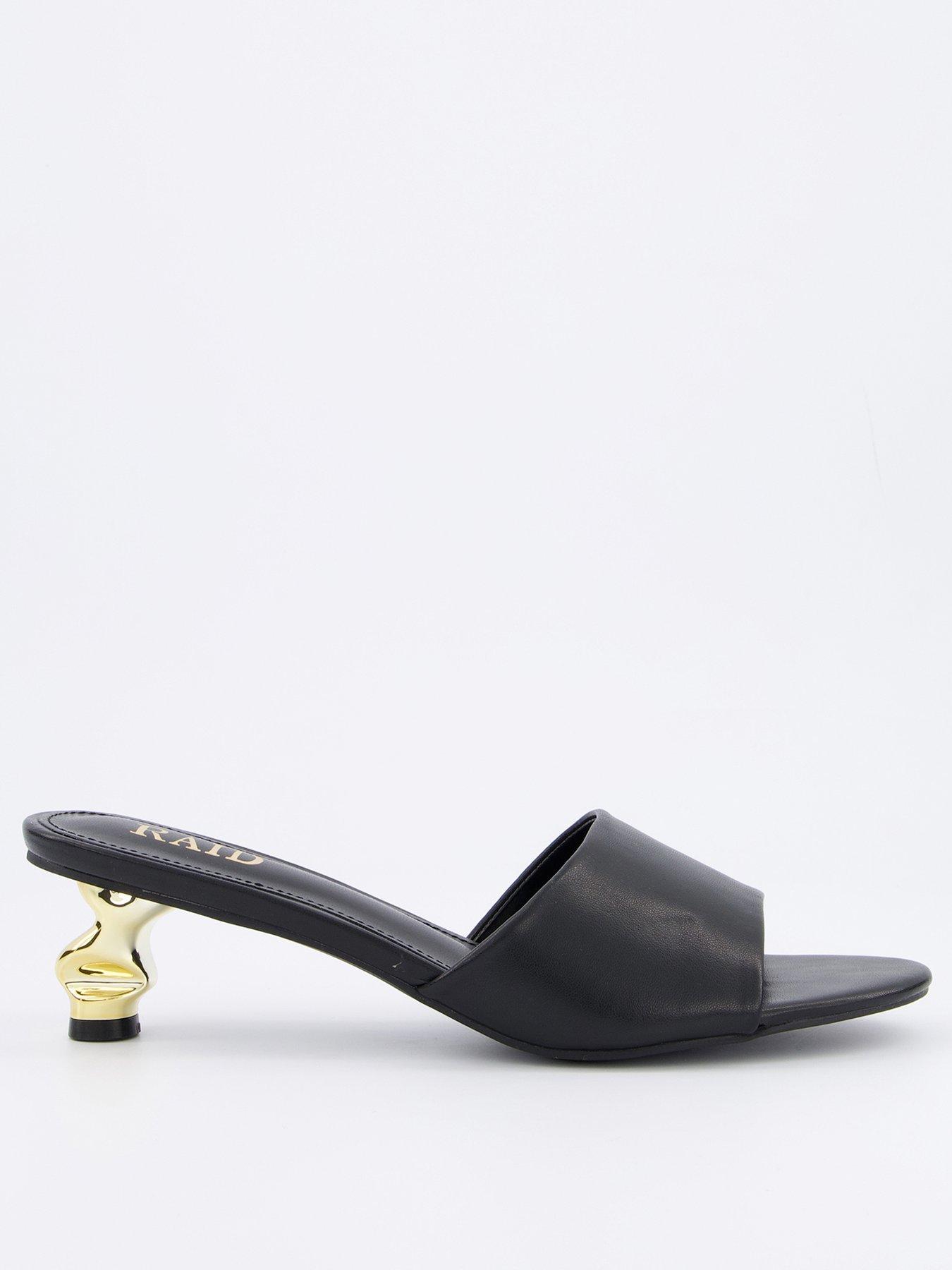 undefined Athena Sandals - Heel - Black