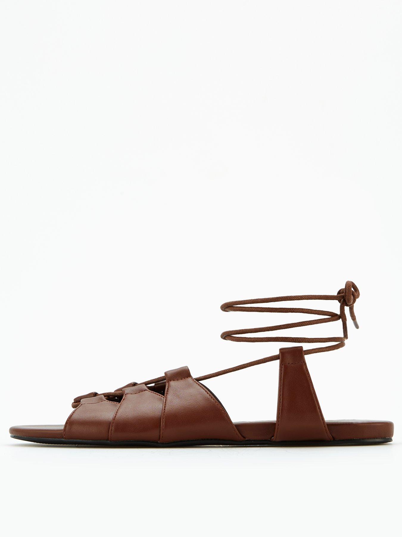 undefined Mira Sandals - Flat - Brown