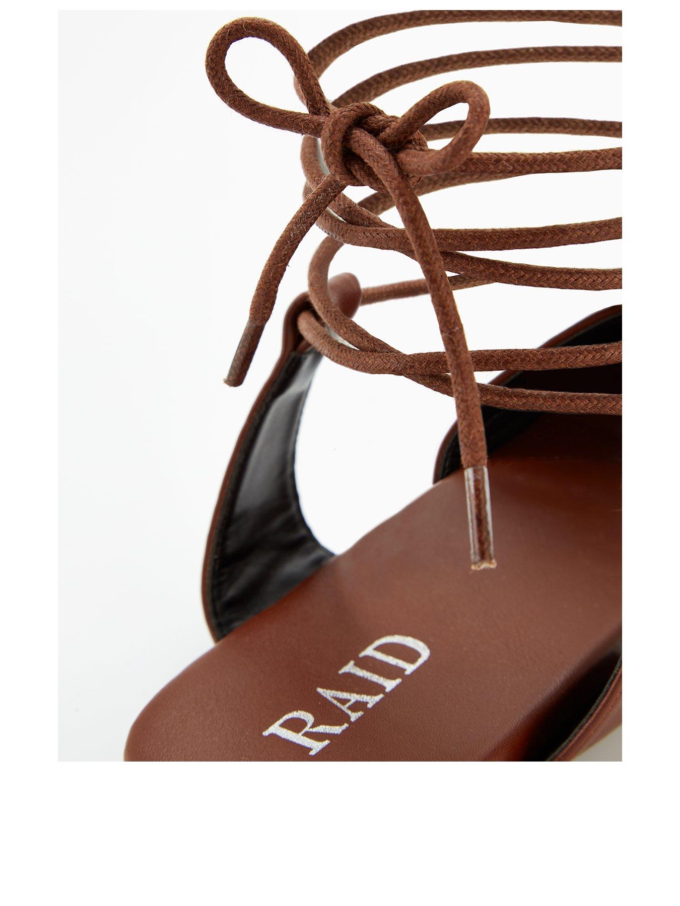 Image 3 of 7 of Raid Mira Sandals - Flat - Brown