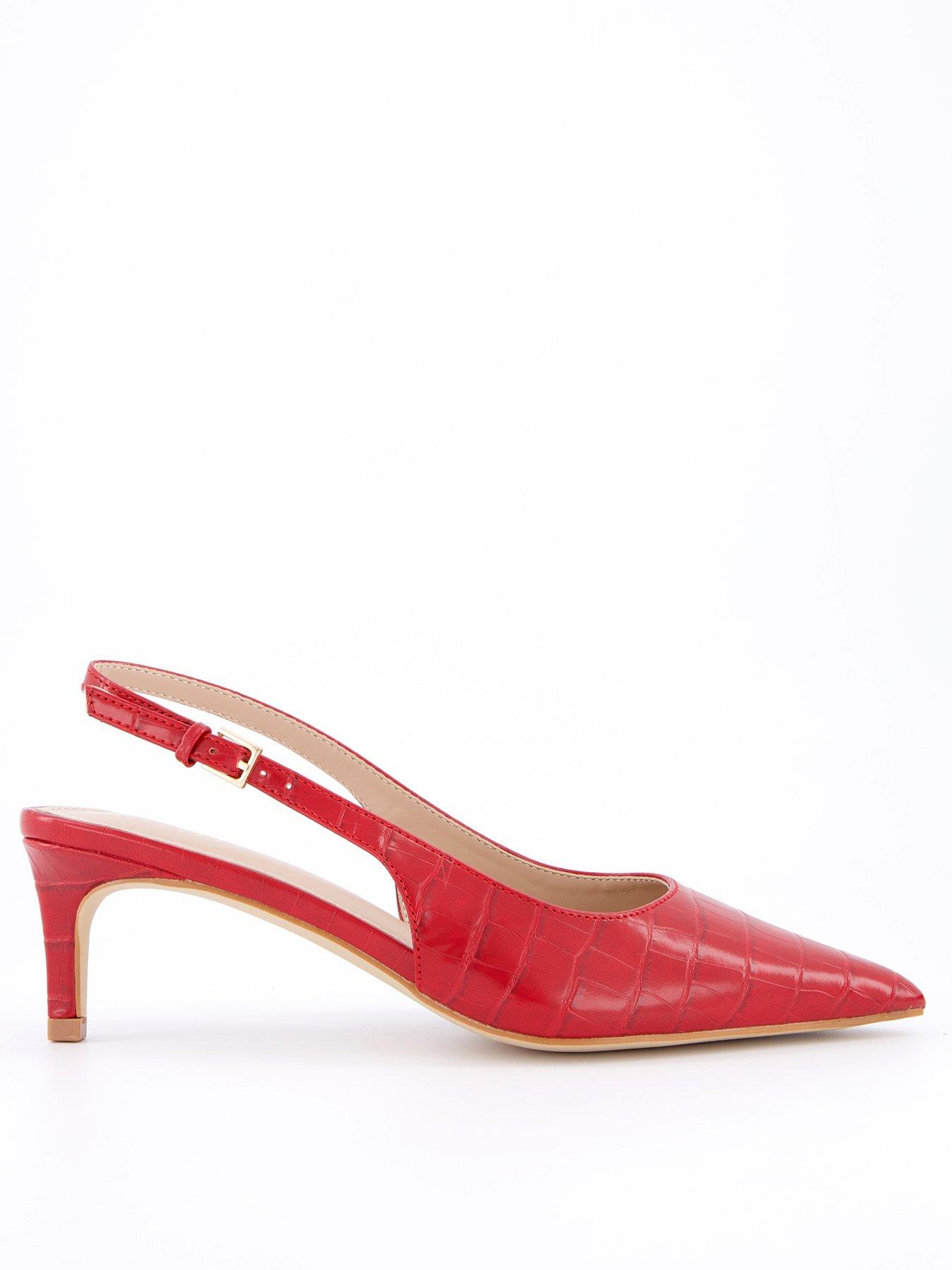 undefined Ravish Shoes - Red Croc