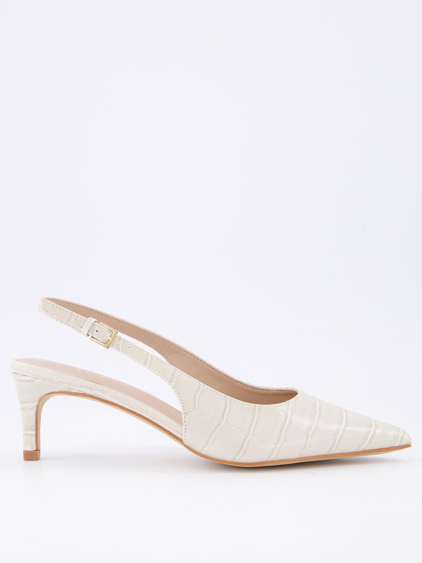undefined Ravish Shoes - Beige Croc