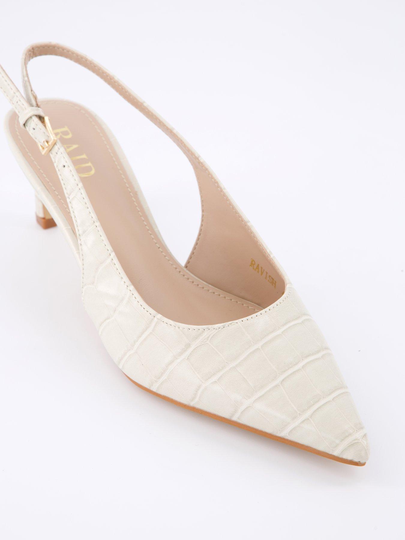 Image 5 of 7 of Raid Ravish Shoes - Beige Croc